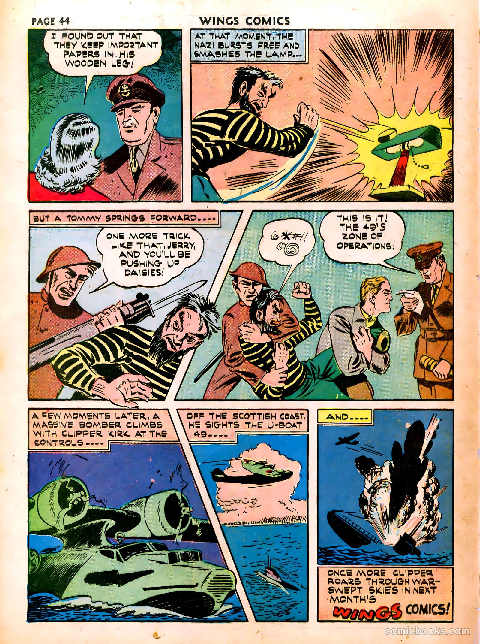 Wings Comics #16 (1941) — page 46 of 68