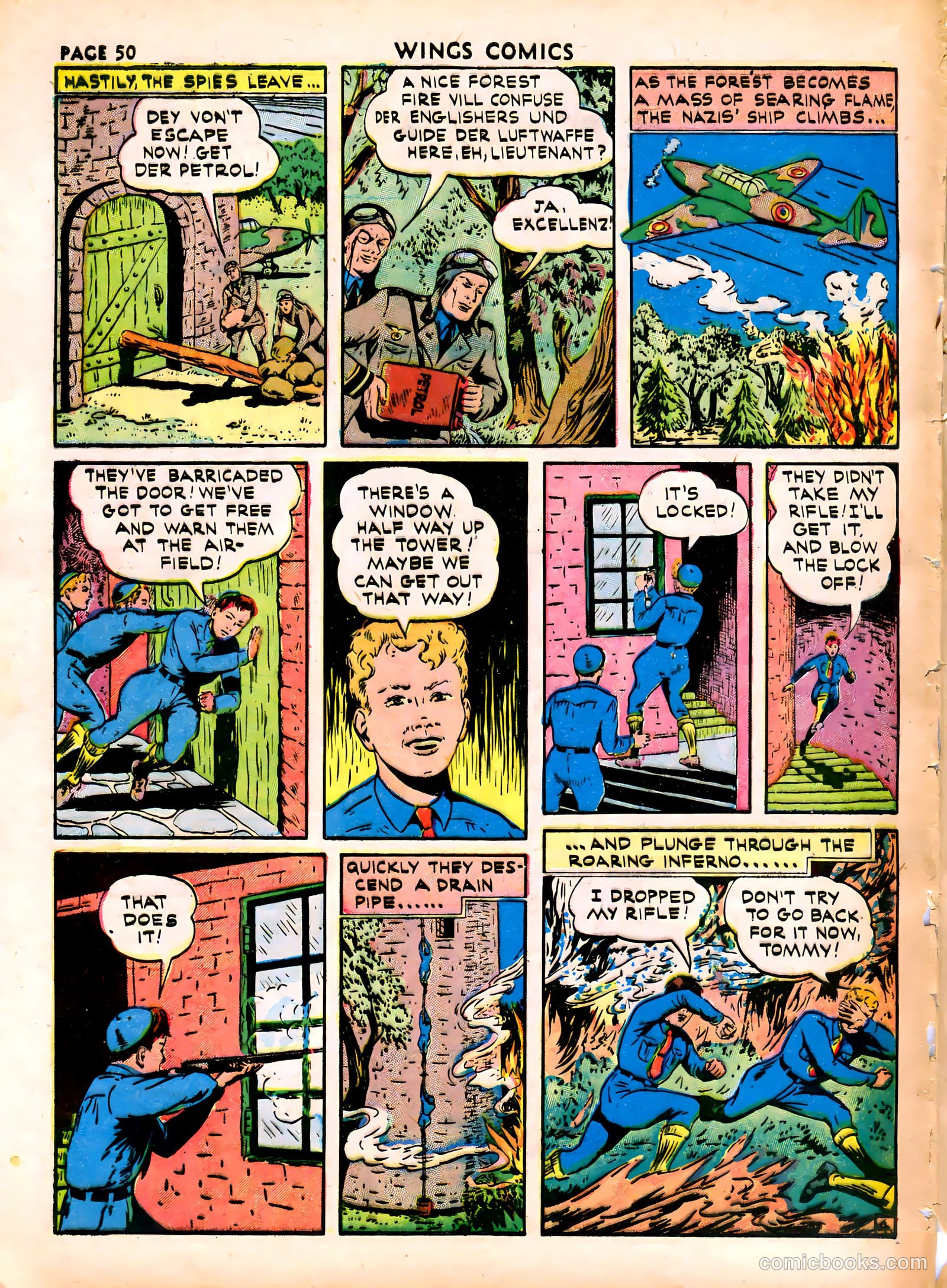 Wings Comics #16 (1941) — page 52 of 68