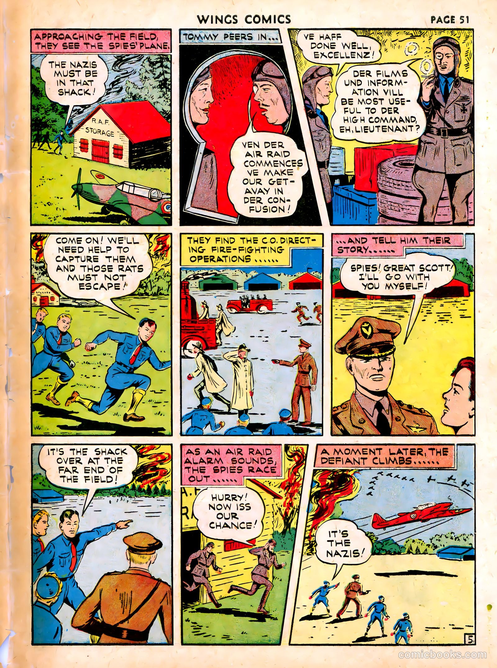 Wings Comics #16 (1941) — page 53 of 68