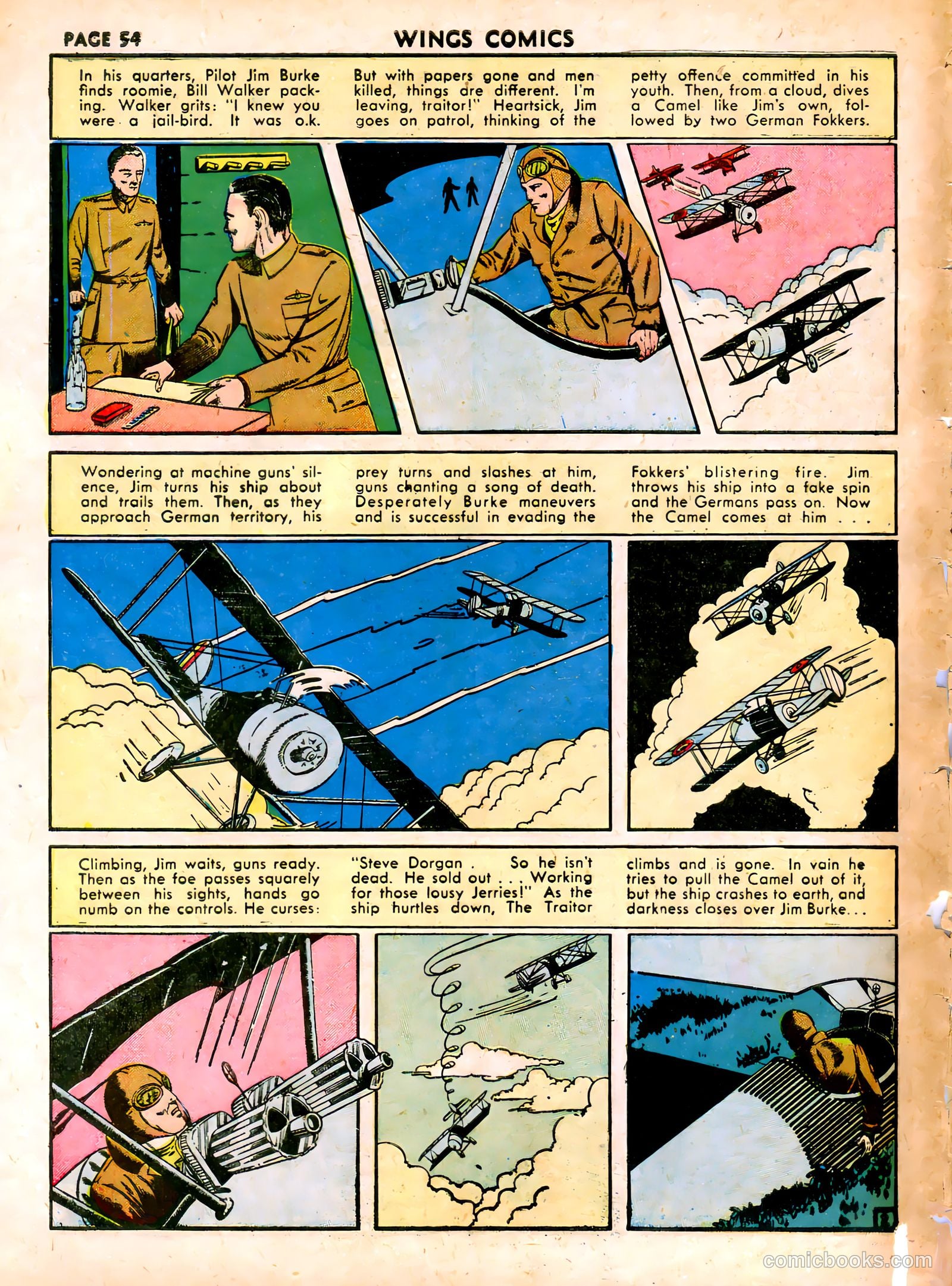 Wings Comics #16 (1941) — page 56 of 68