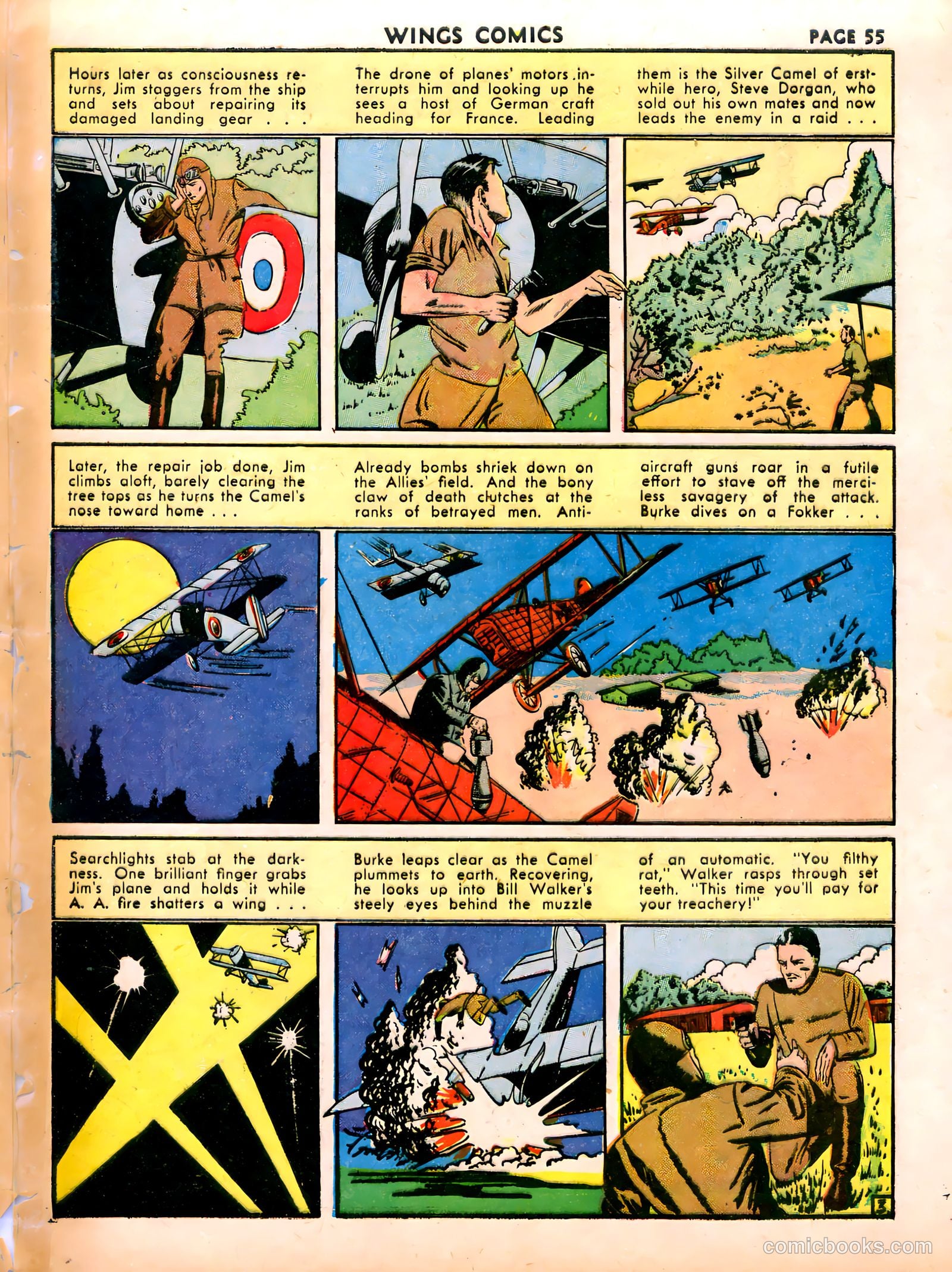 Wings Comics #16 (1941) — page 57 of 68