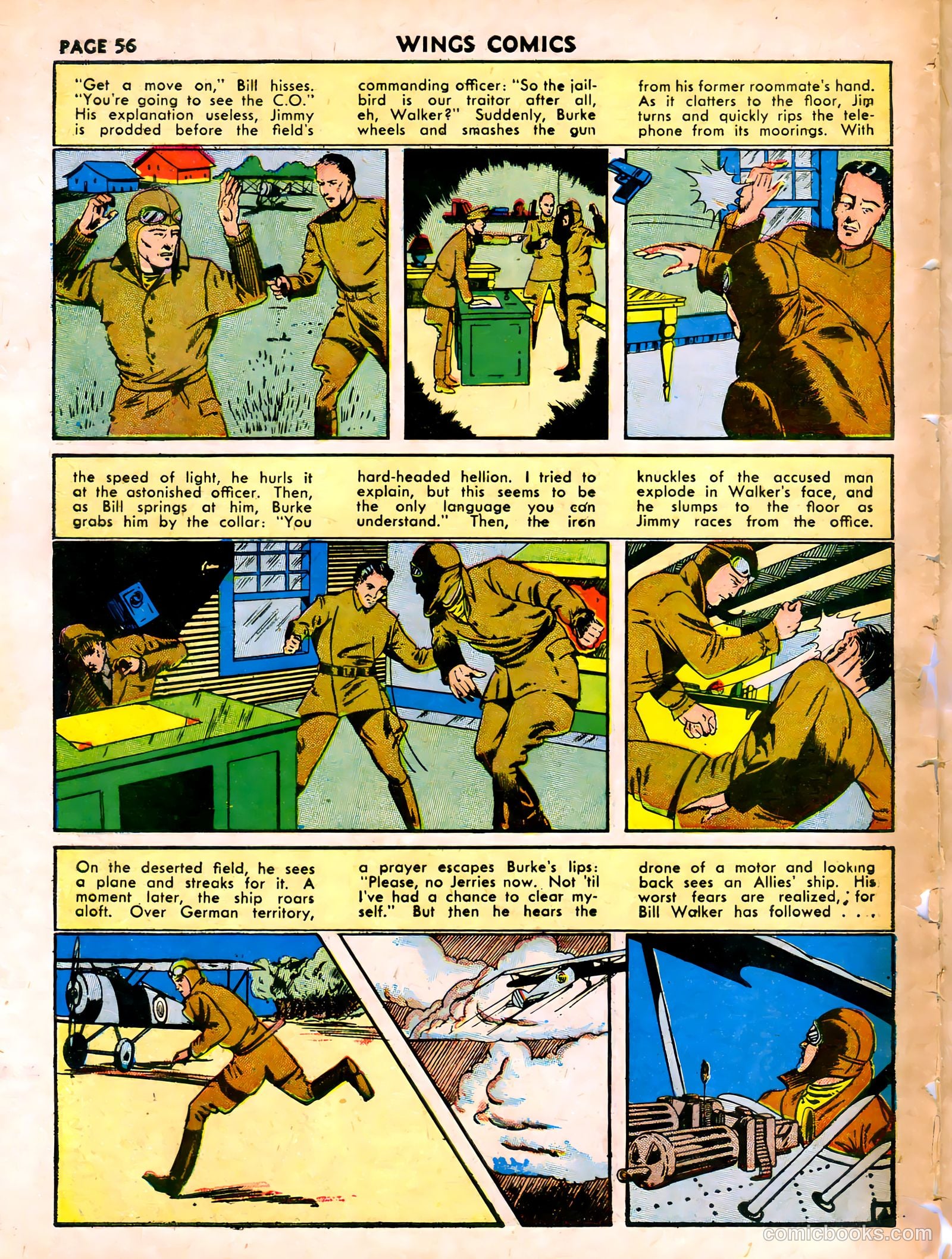 Wings Comics #16 (1941) — page 58 of 68