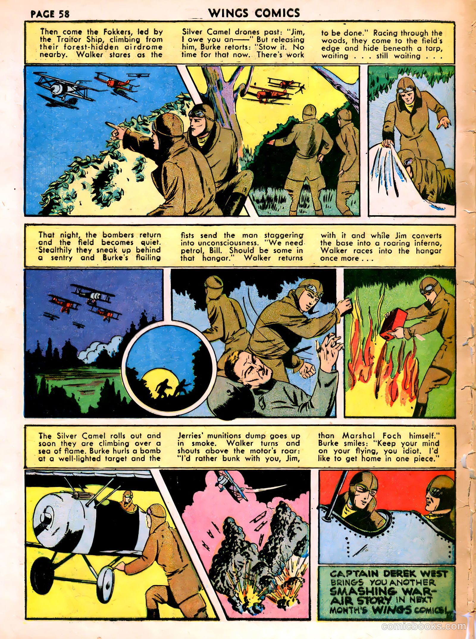 Wings Comics #16 (1941) — page 60 of 68
