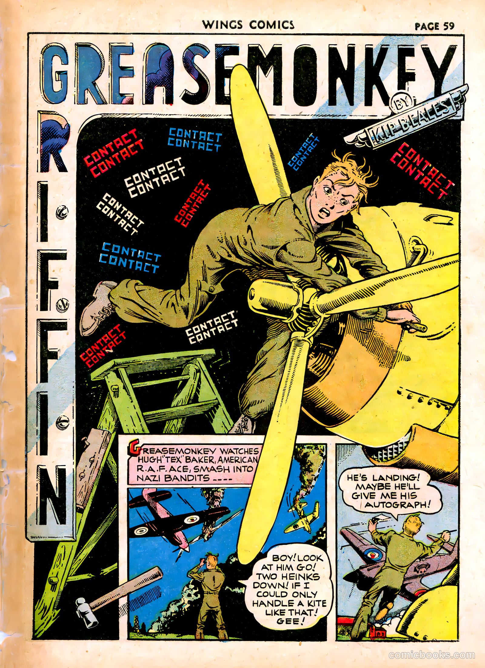 Wings Comics #16 (1941) — page 61 of 68