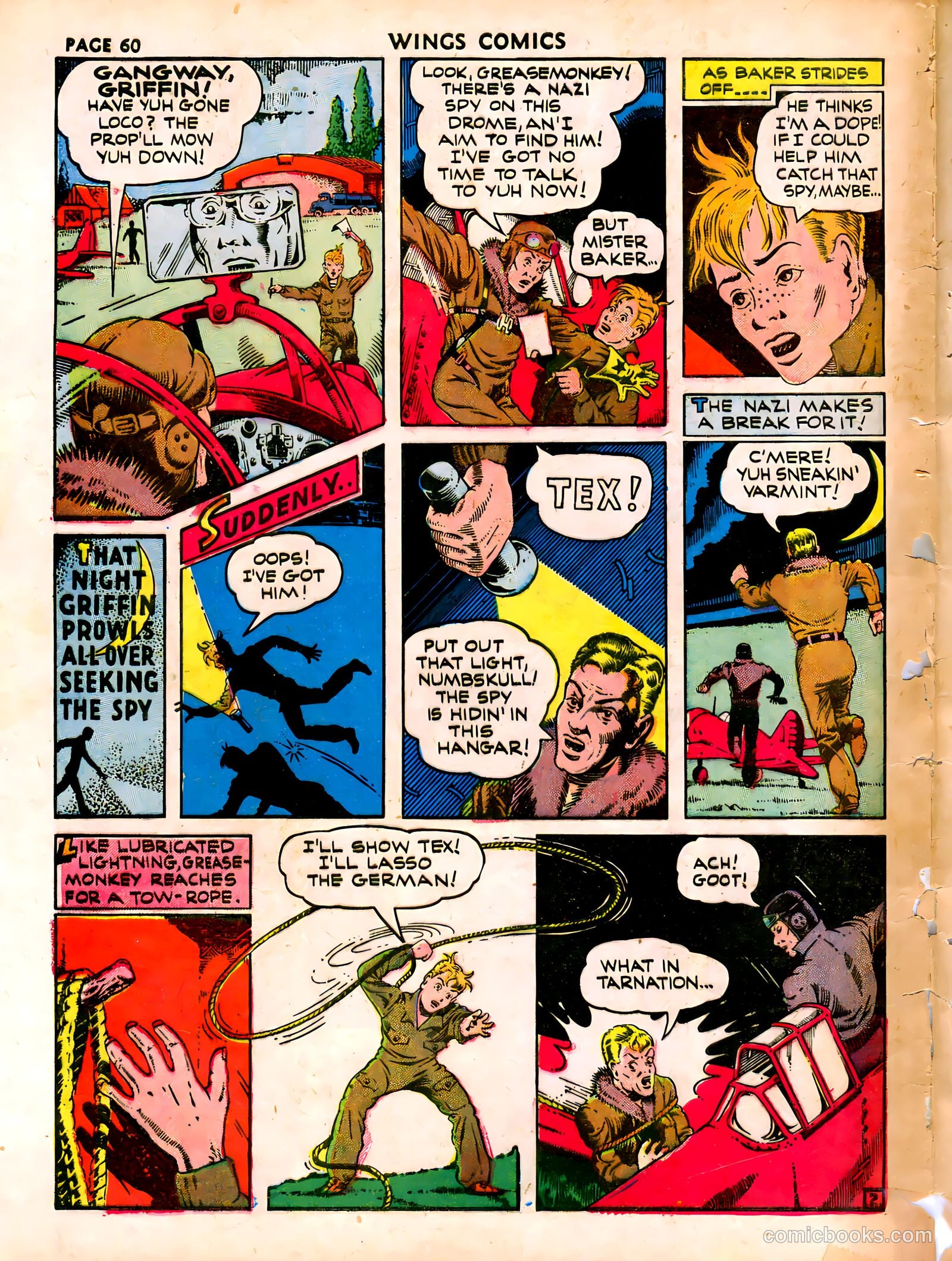 Wings Comics #16 (1941) — page 62 of 68