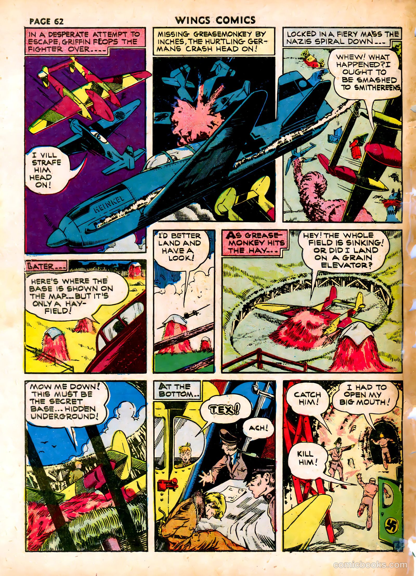 Wings Comics #16 (1941) — page 64 of 68