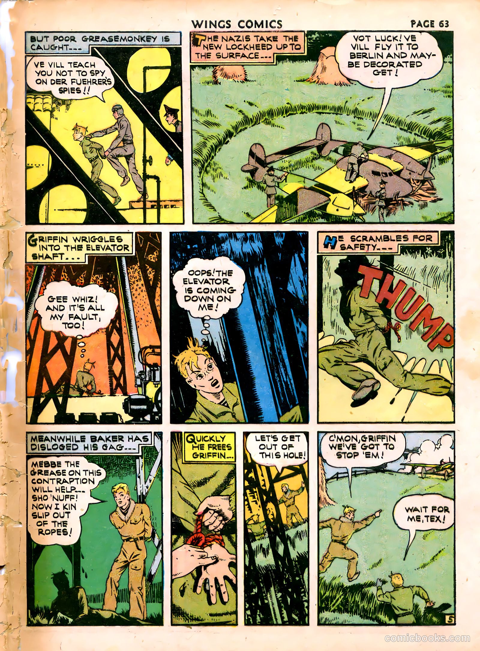 Wings Comics #16 (1941) — page 65 of 68