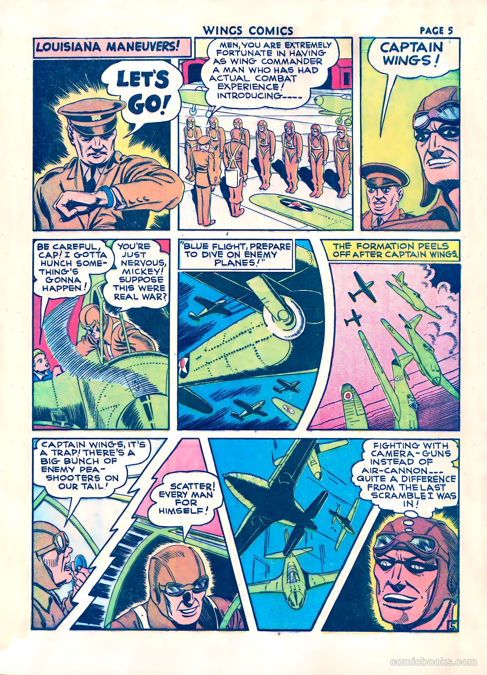 Wings Comics #17 (1942) — page 7 of 68
