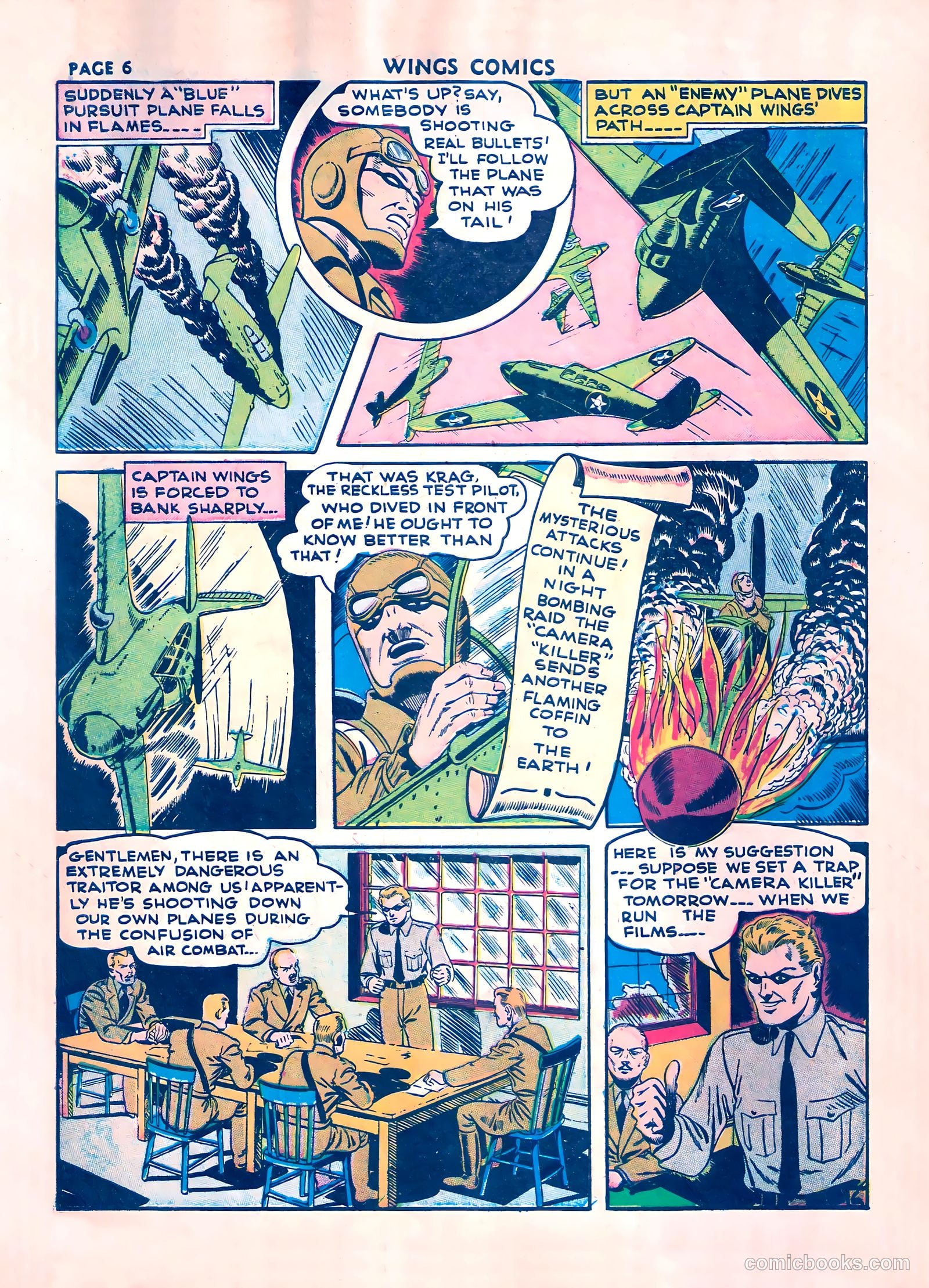 Wings Comics #17 (1942) — page 8 of 68