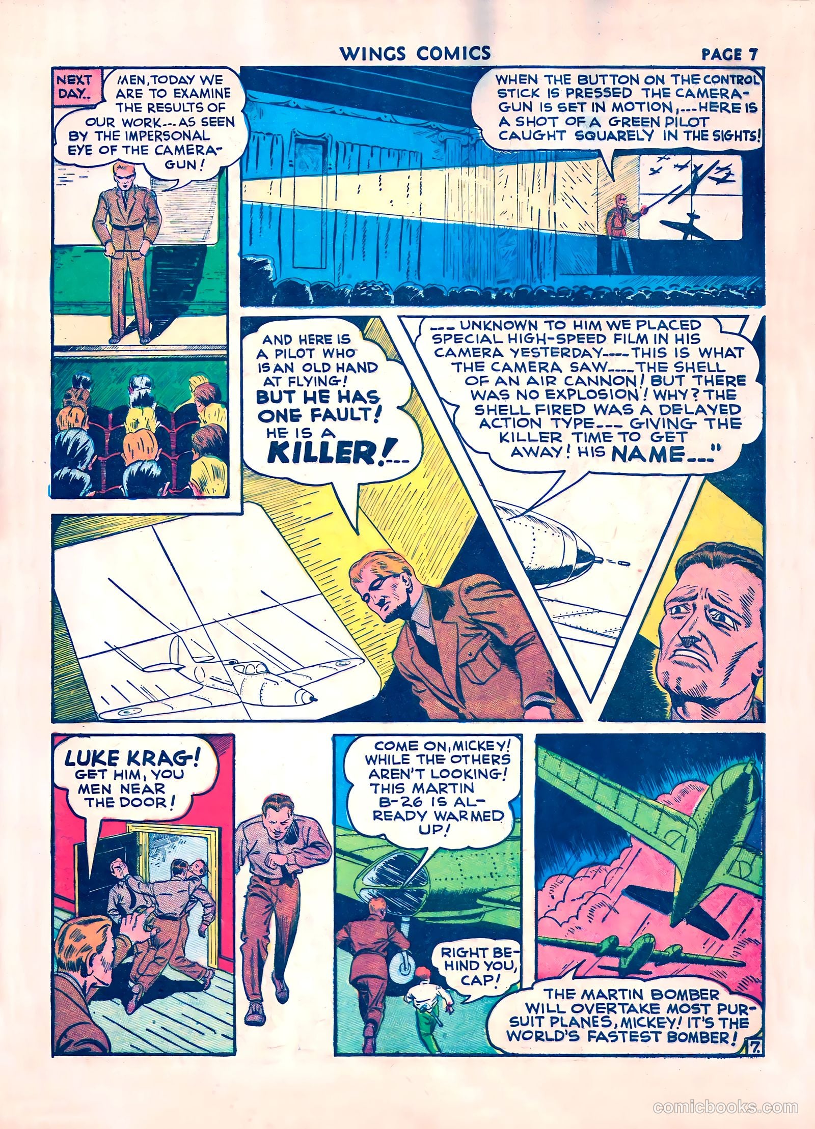 Wings Comics #17 (1942) — page 9 of 68