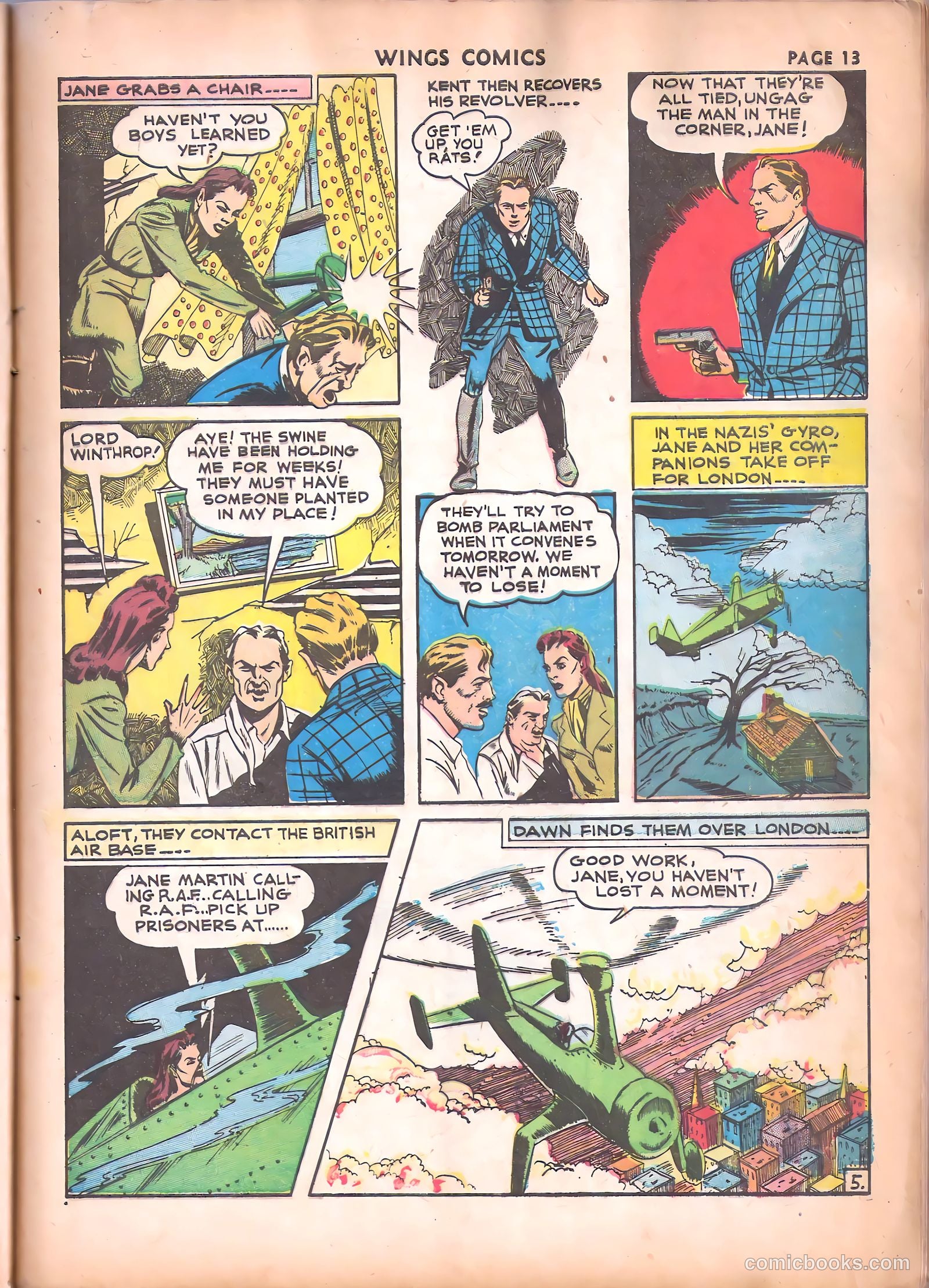 Wings Comics #17 (1942) — page 15 of 68