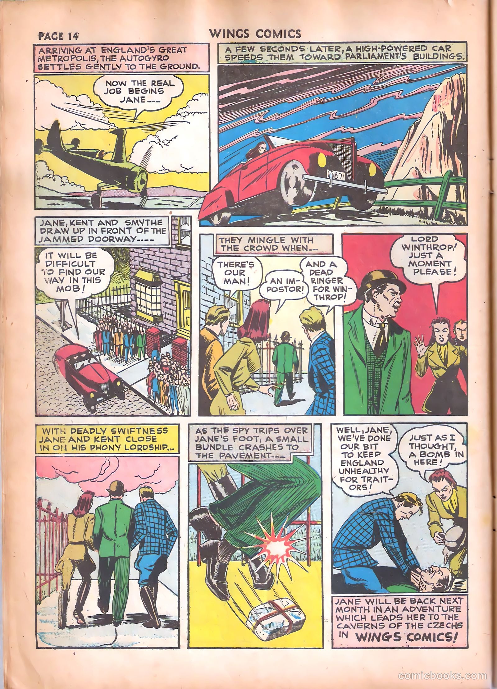 Wings Comics #17 (1942) — page 16 of 68