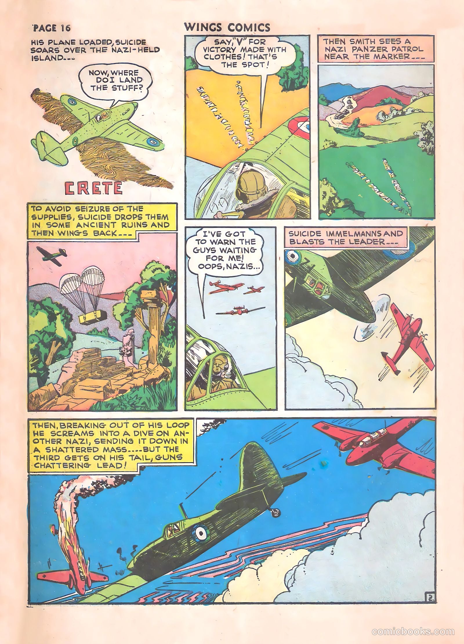 Wings Comics #17 (1942) — page 18 of 68