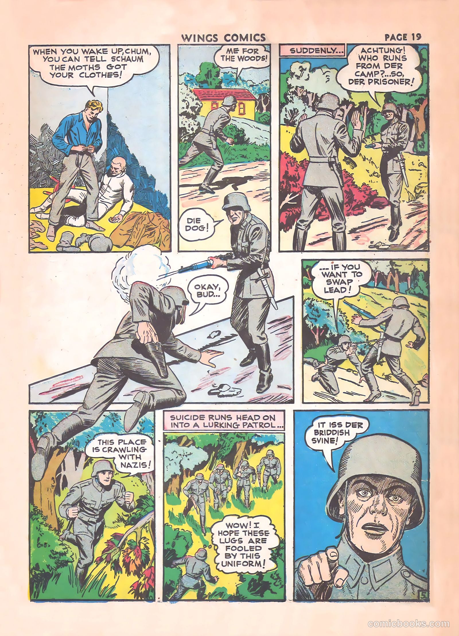 Wings Comics #17 (1942) — page 21 of 68
