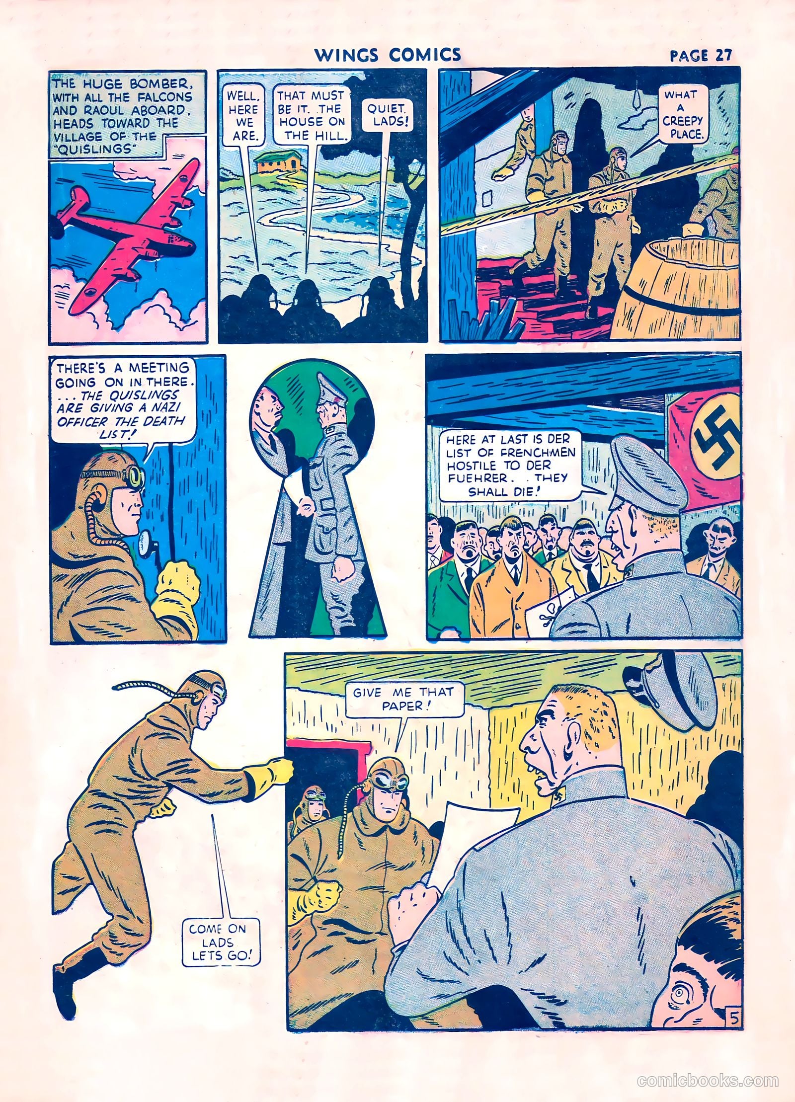 Wings Comics #17 (1942) — page 29 of 68