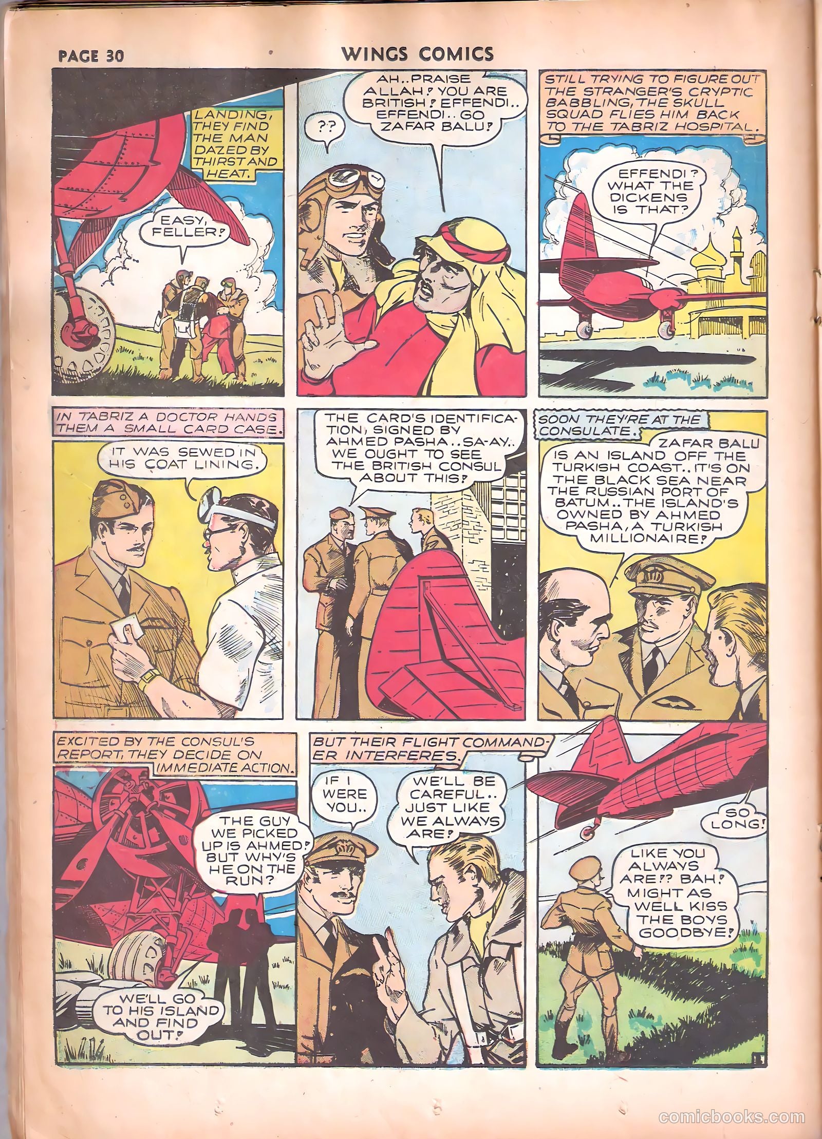 Wings Comics #17 (1942) — page 32 of 68