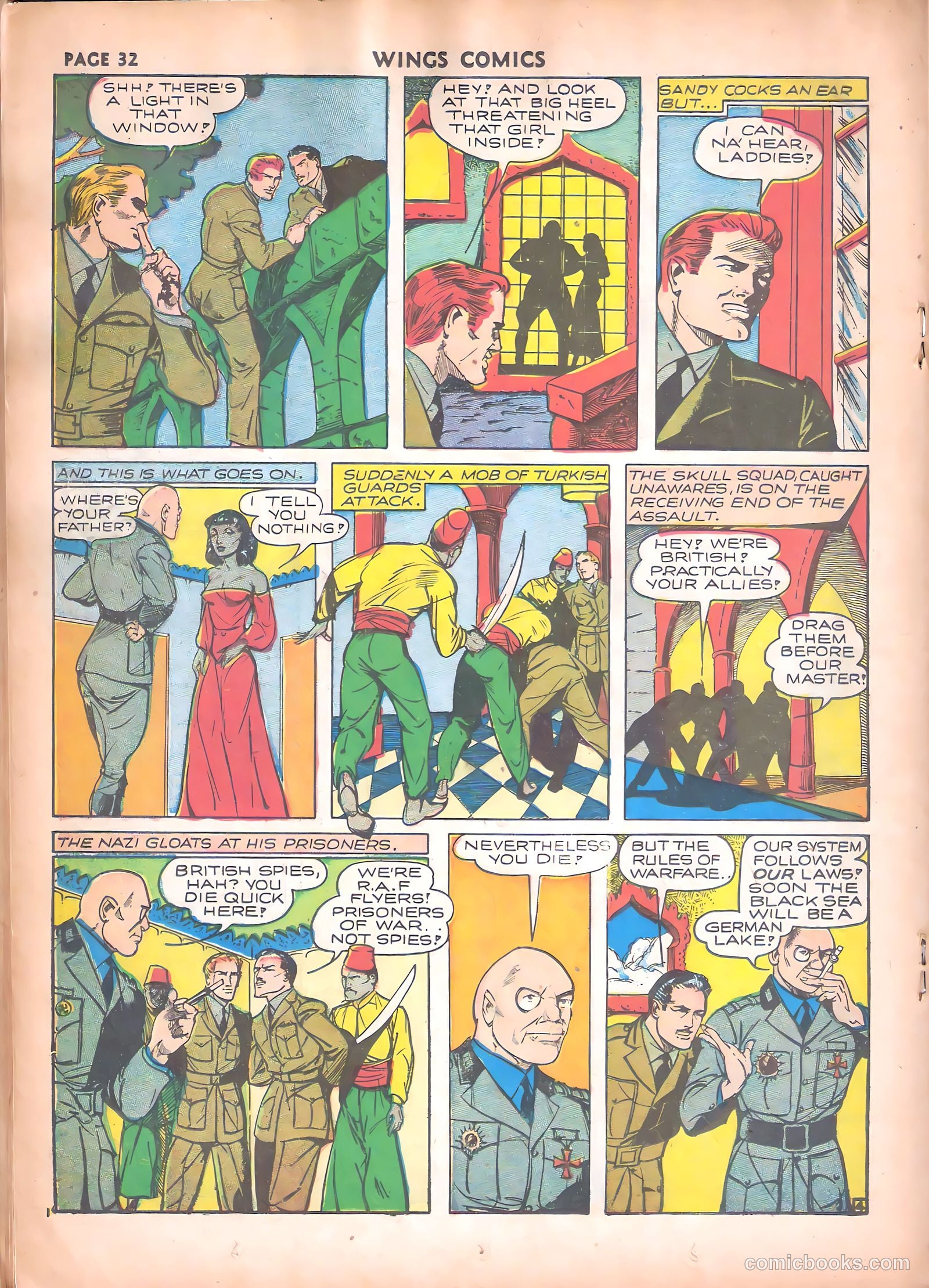 Wings Comics #17 (1942) — page 34 of 68