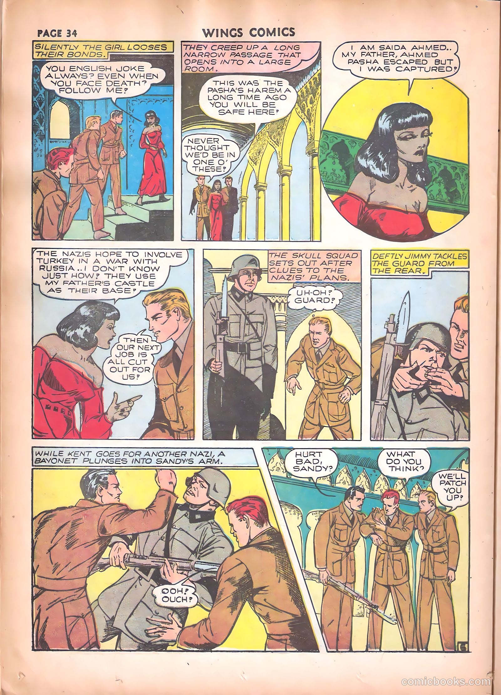 Wings Comics #17 (1942) — page 36 of 68