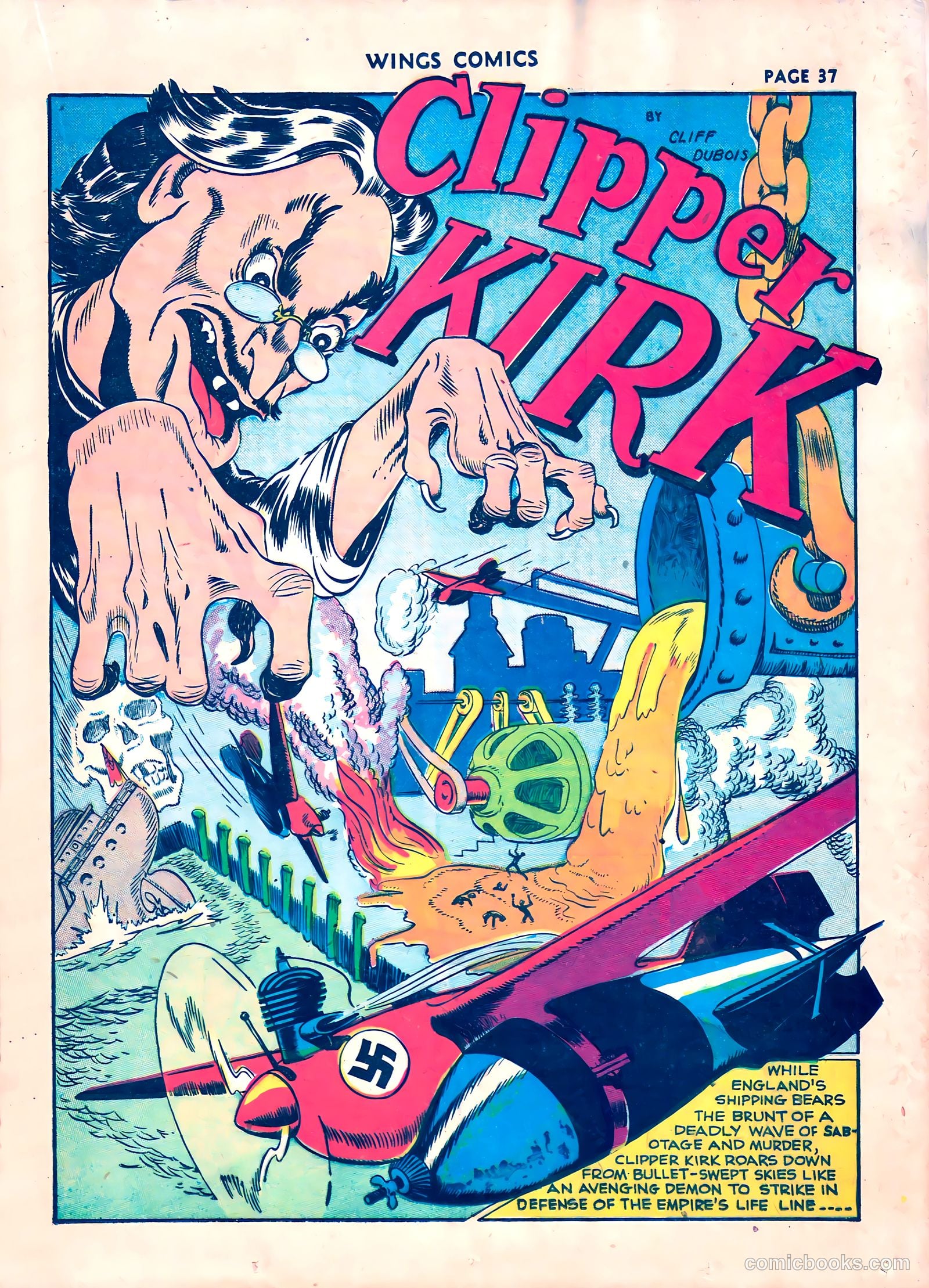Wings Comics #17 (1942) — page 39 of 68