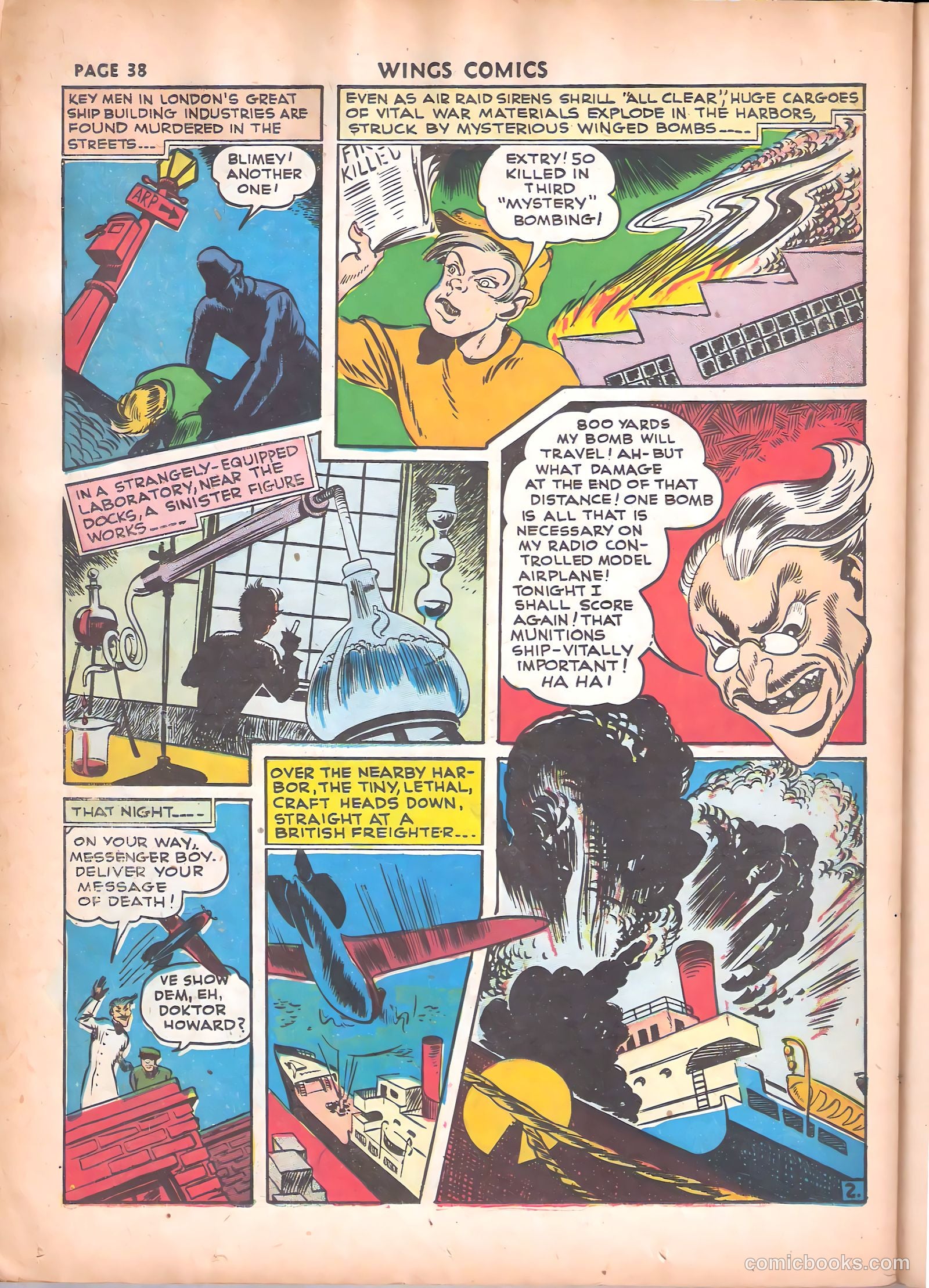 Wings Comics #17 (1942) — page 40 of 68