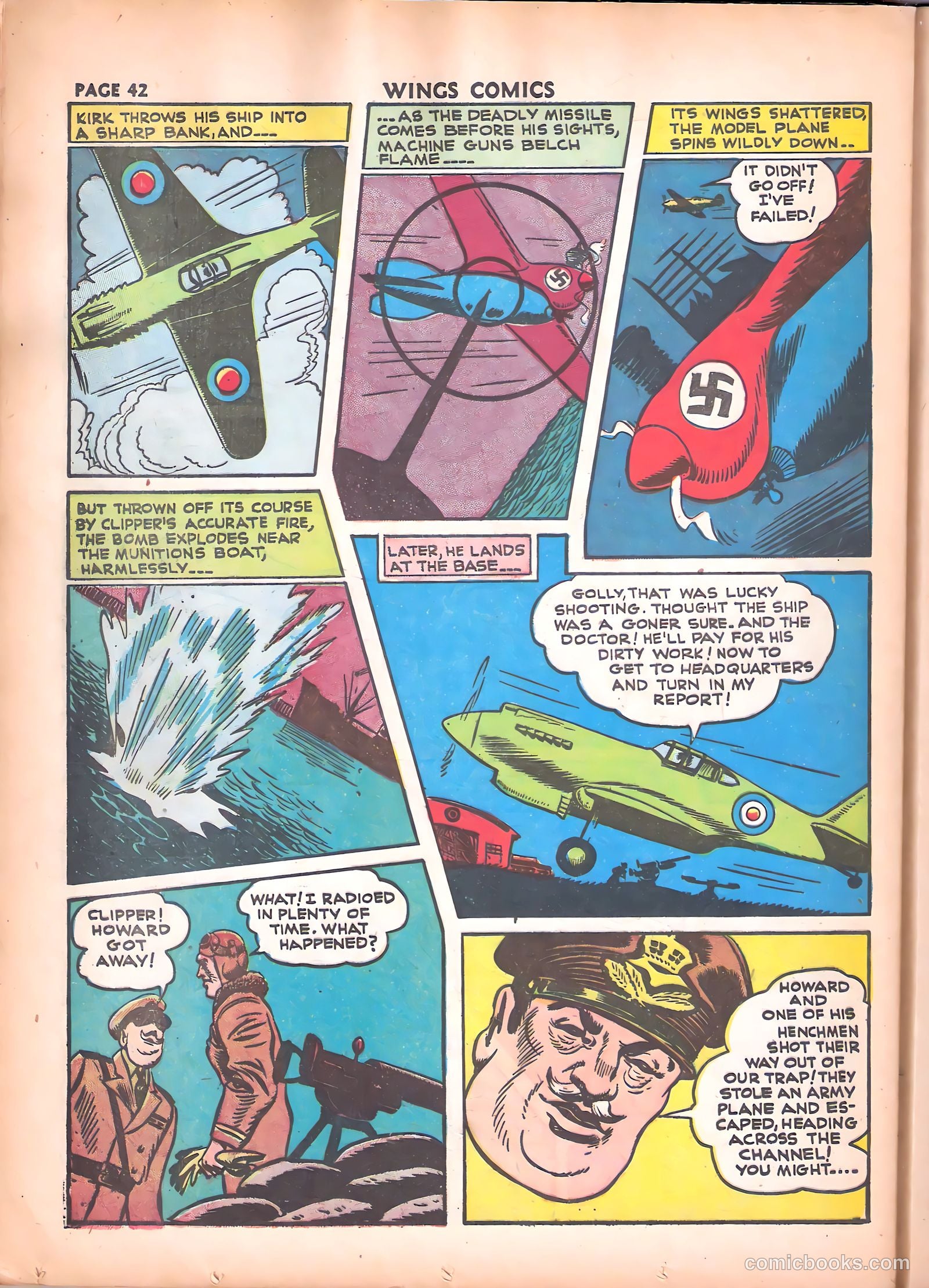 Wings Comics #17 (1942) — page 44 of 68