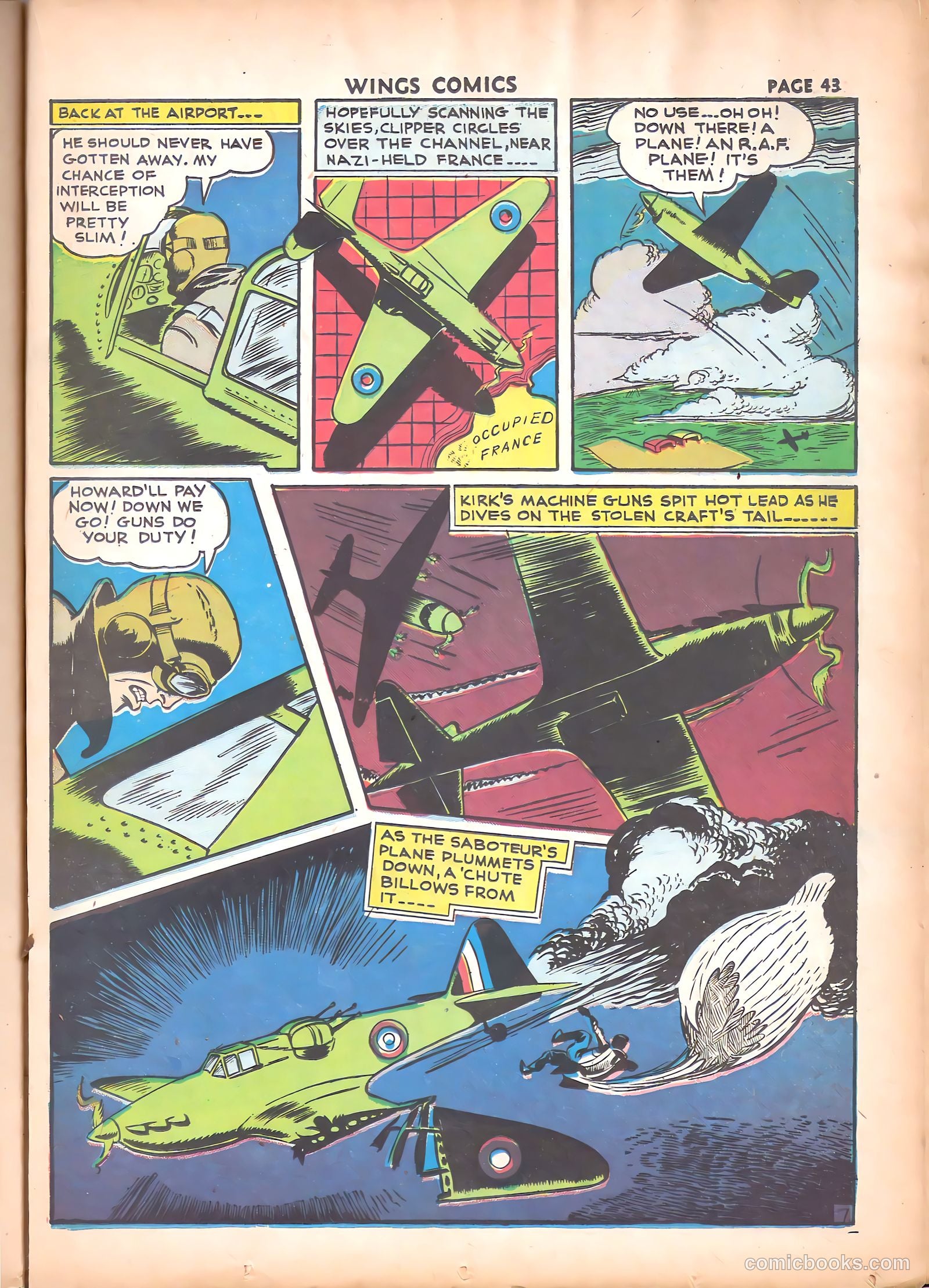 Wings Comics #17 (1942) — page 45 of 68