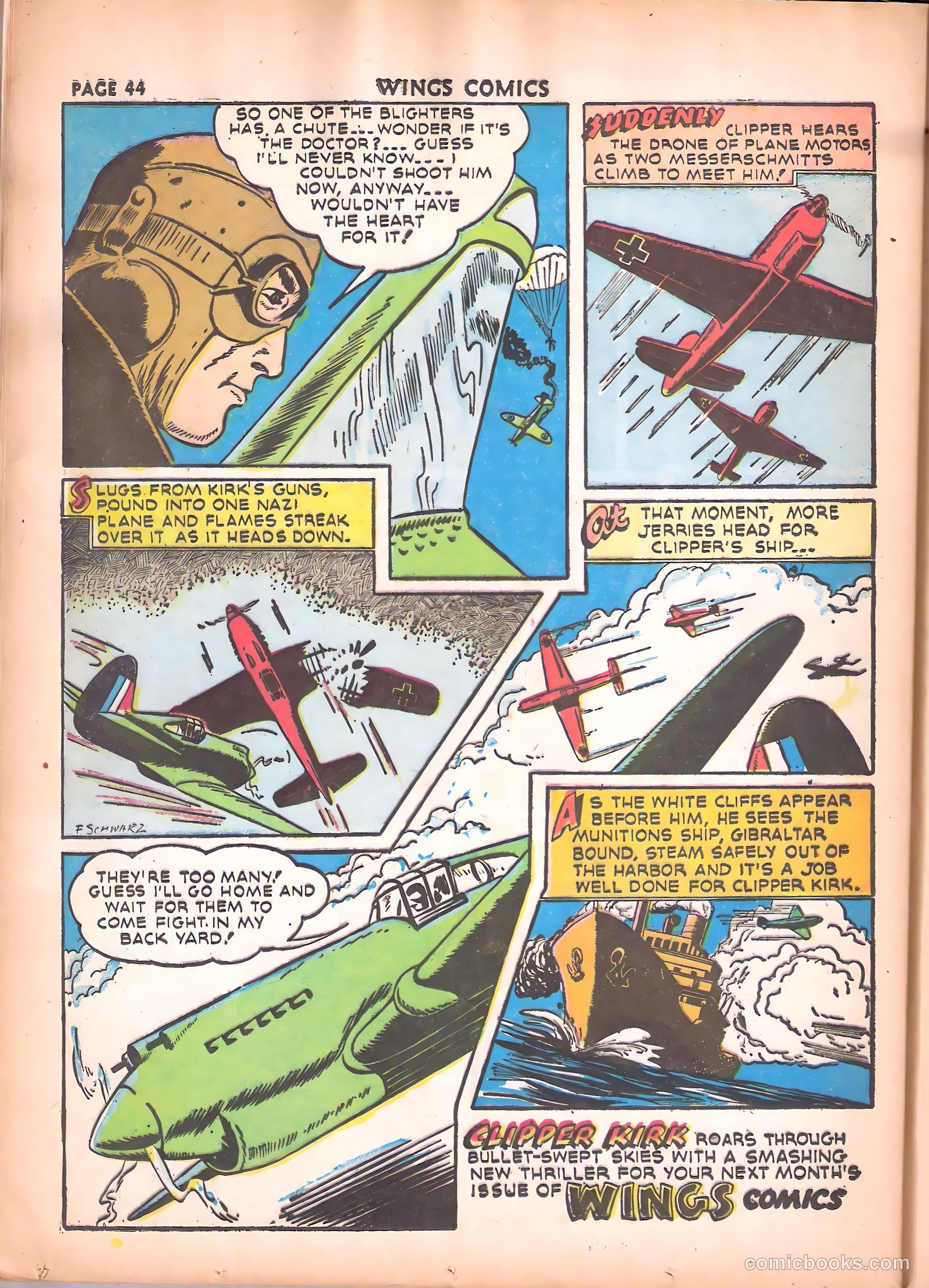 Wings Comics #17 (1942) — page 46 of 68