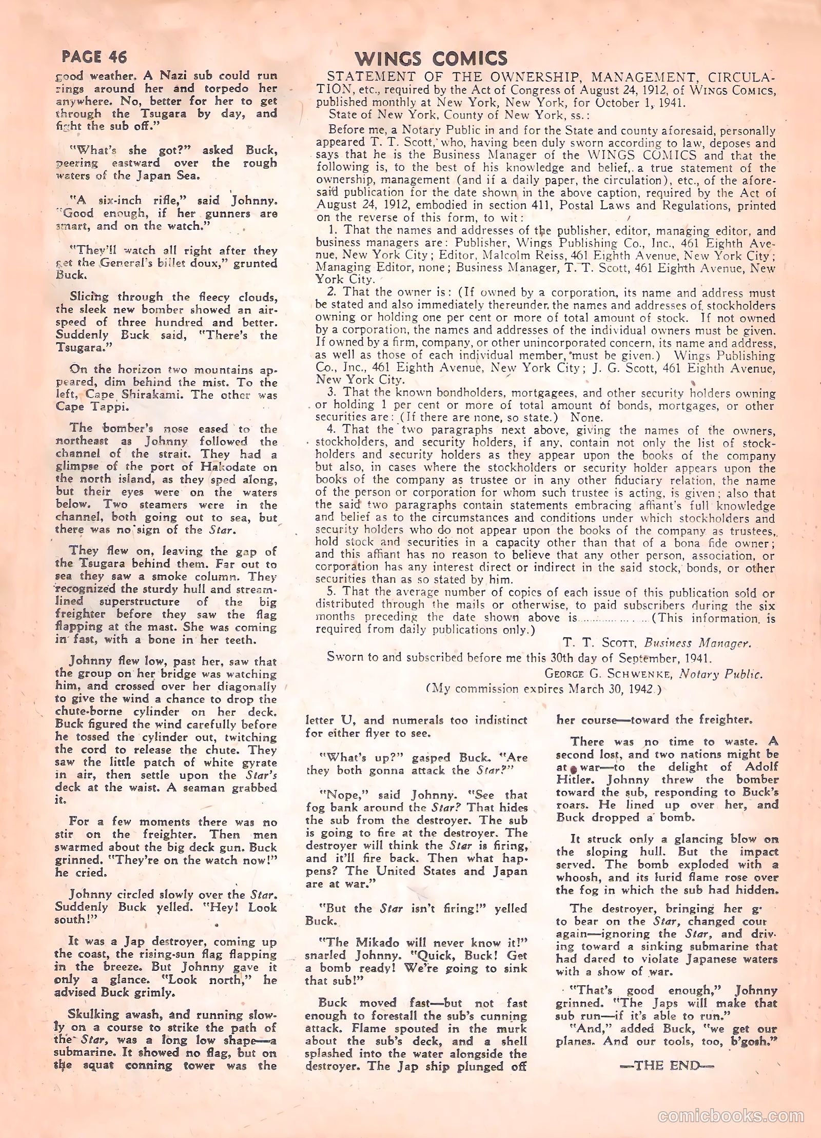Wings Comics #17 (1942) — page 48 of 68