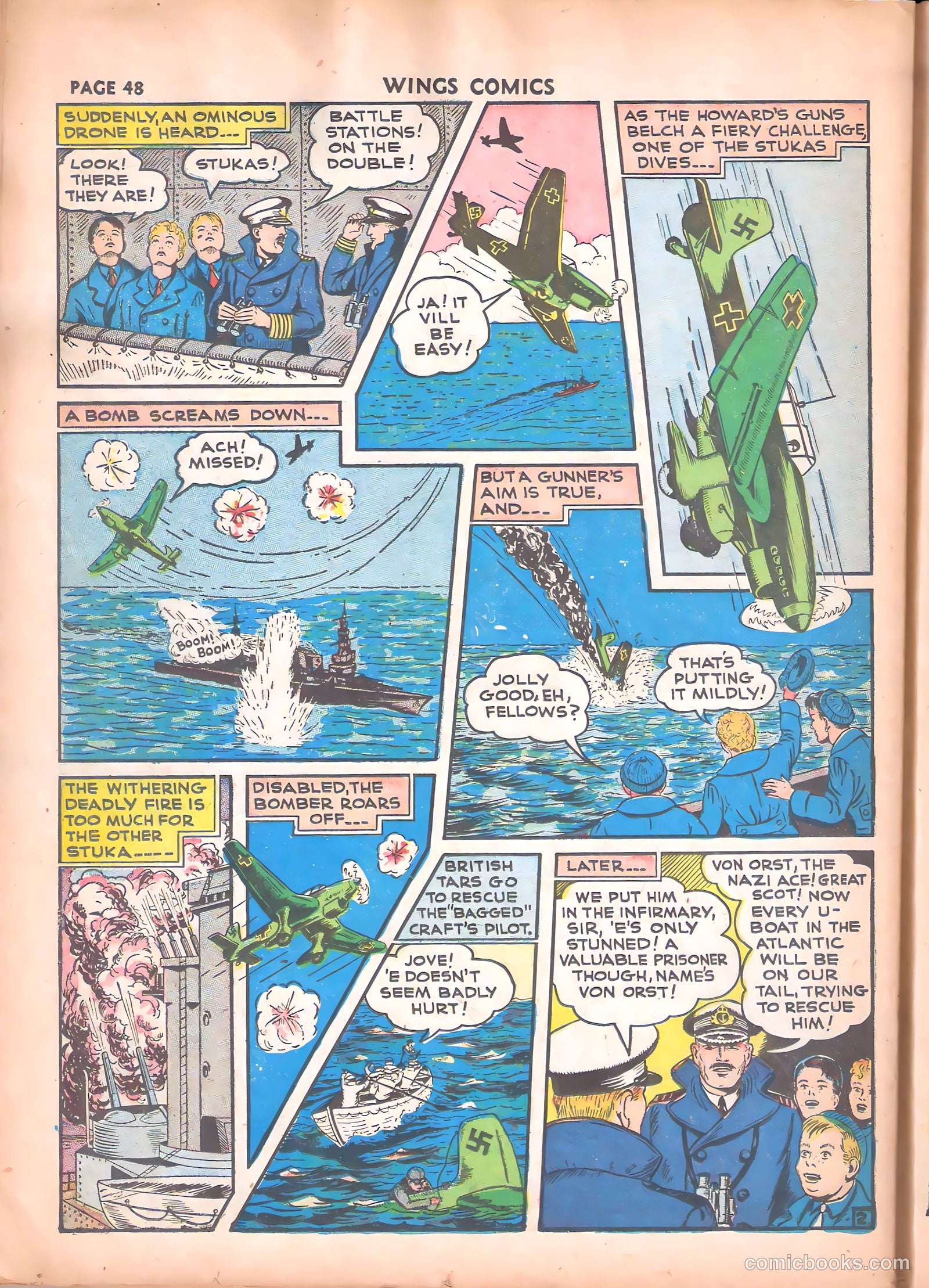 Wings Comics #17 (1942) — page 50 of 68