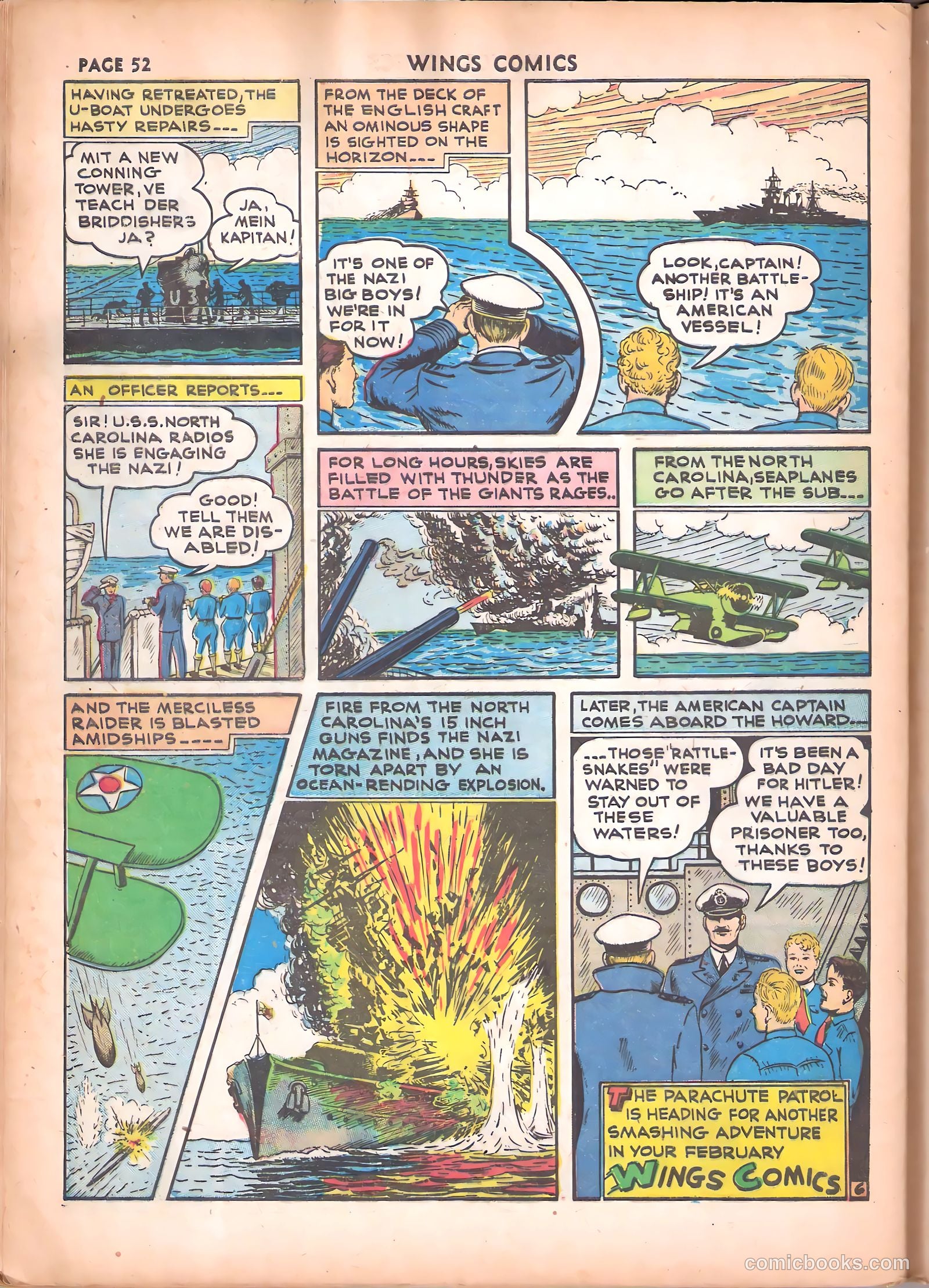 Wings Comics #17 (1942) — page 54 of 68