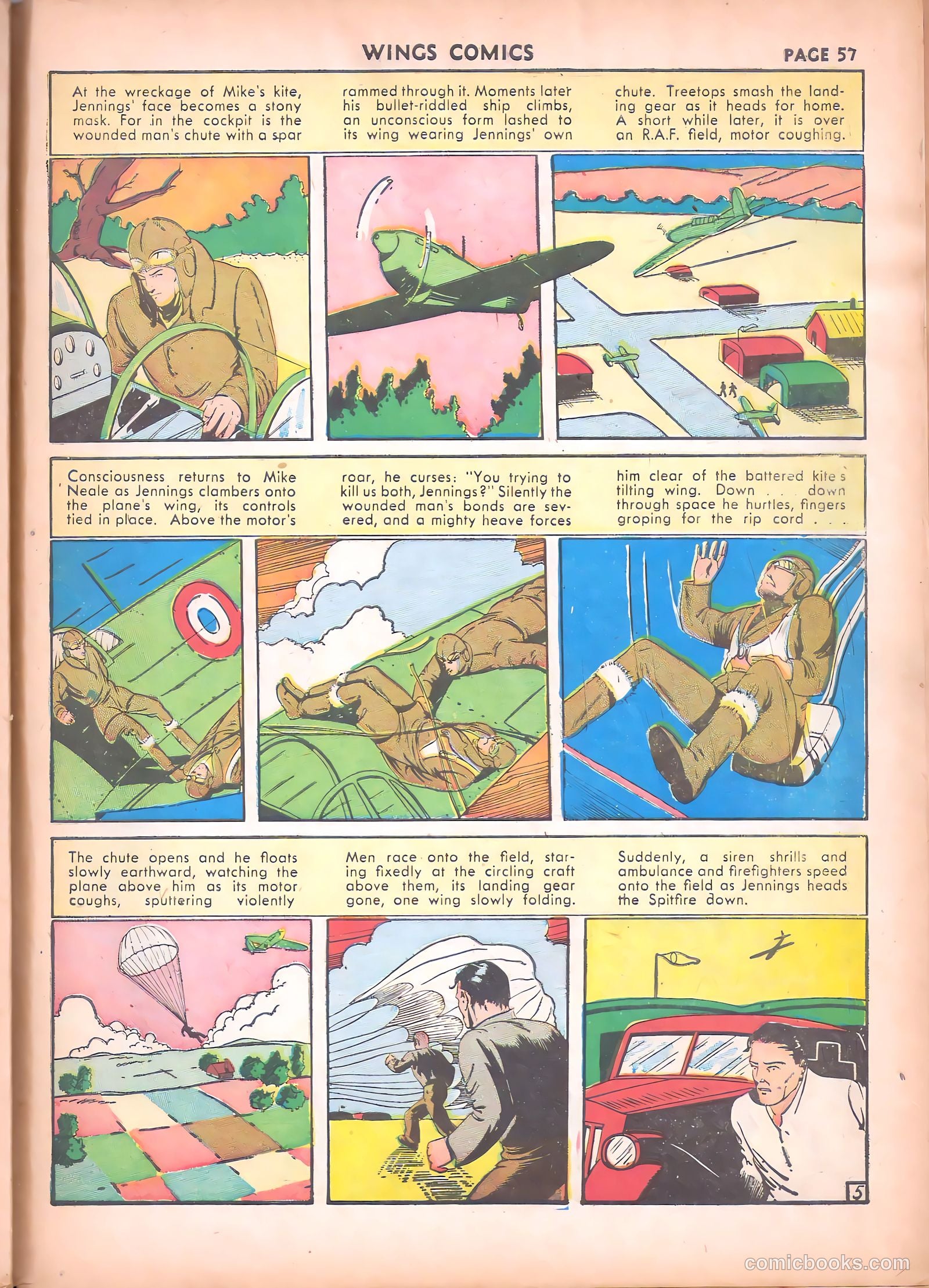Wings Comics #17 (1942) — page 59 of 68