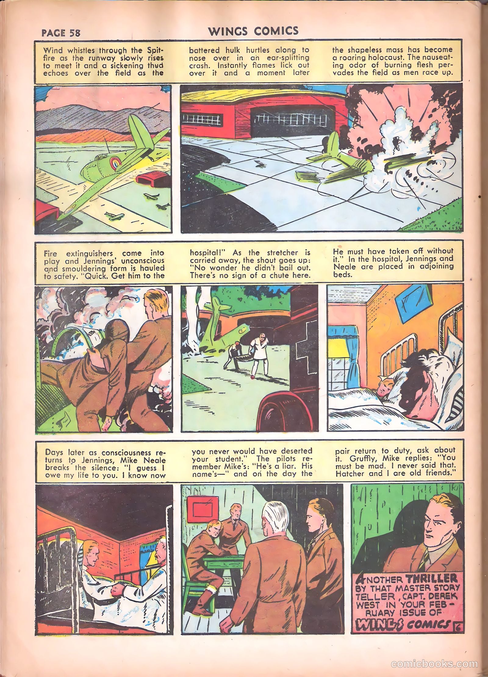 Wings Comics #17 (1942) — page 60 of 68