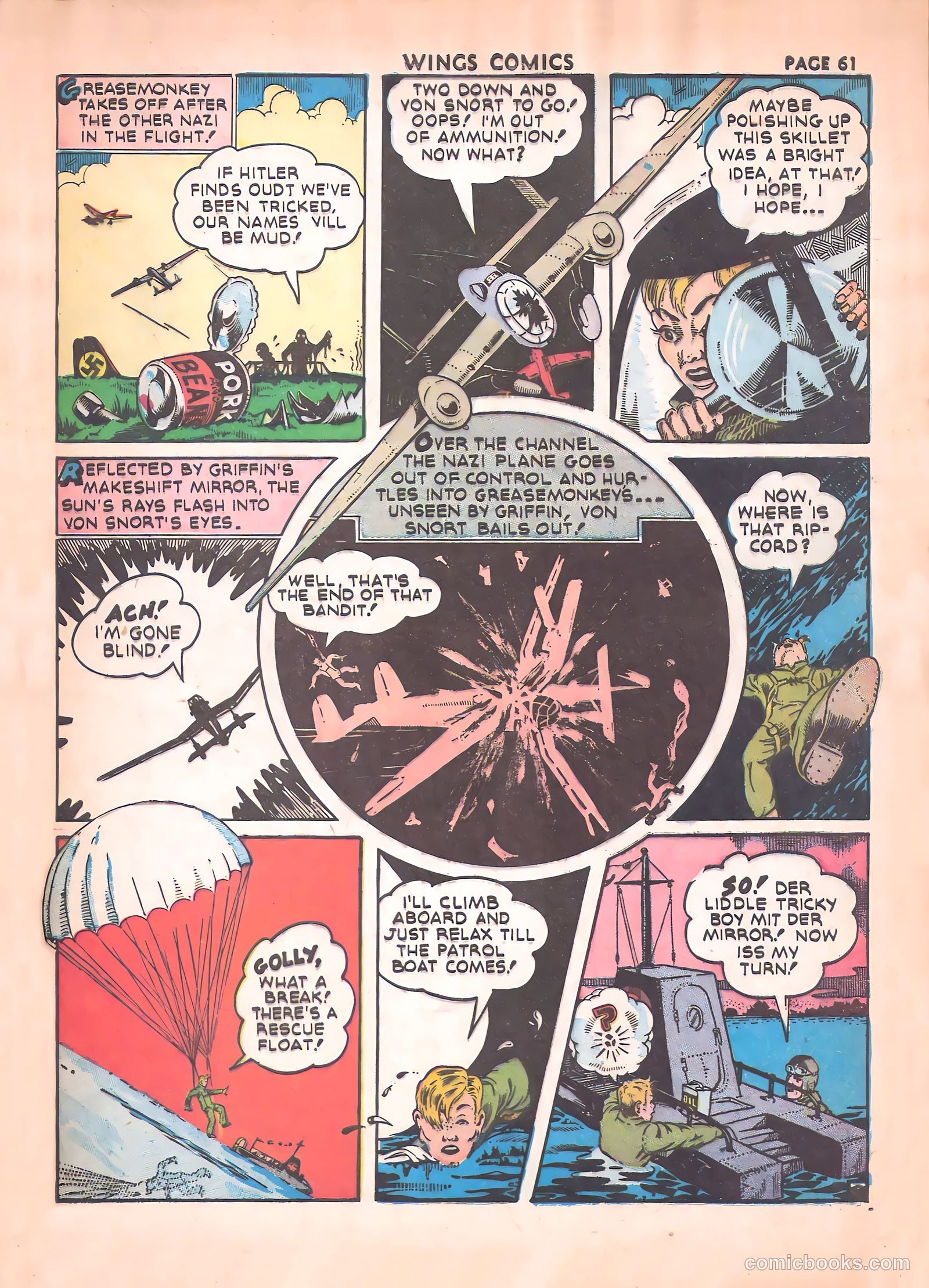 Wings Comics #17 (1942) — page 63 of 68