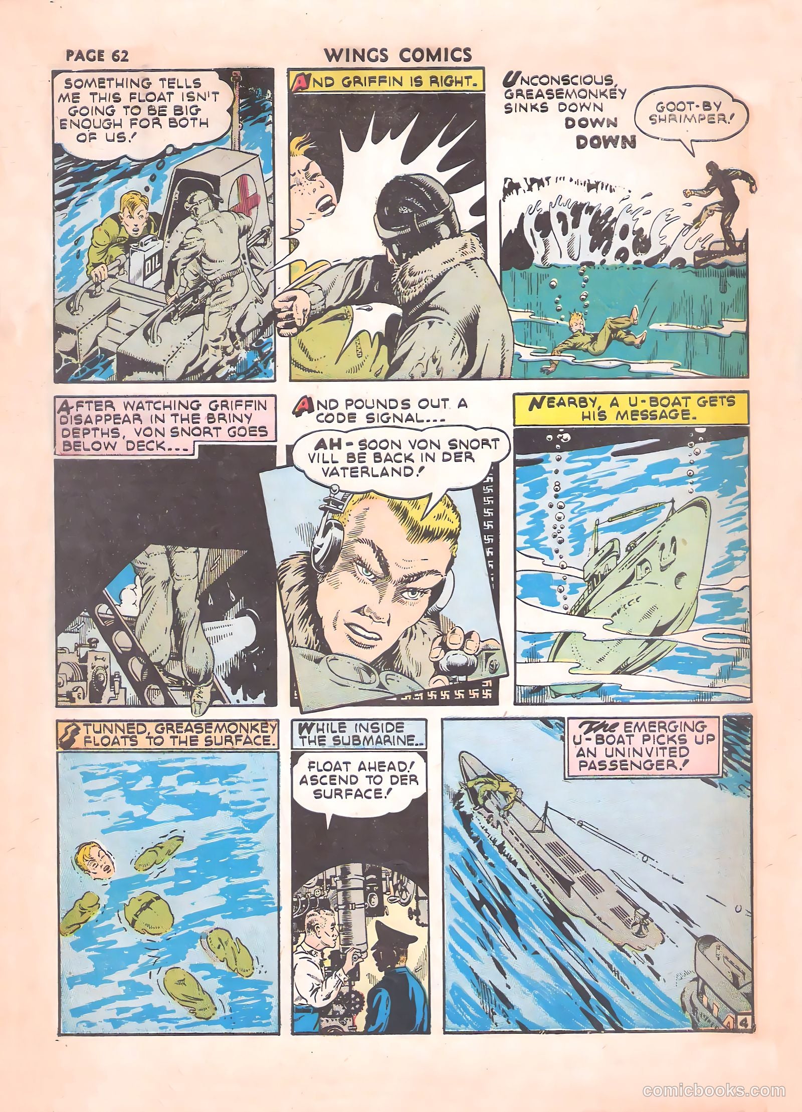 Wings Comics #17 (1942) — page 64 of 68