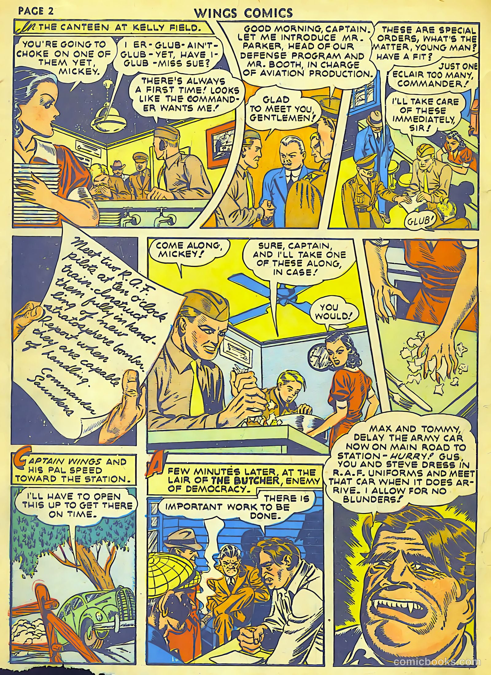 Wings Comics #18 (1942) — page 4 of 68