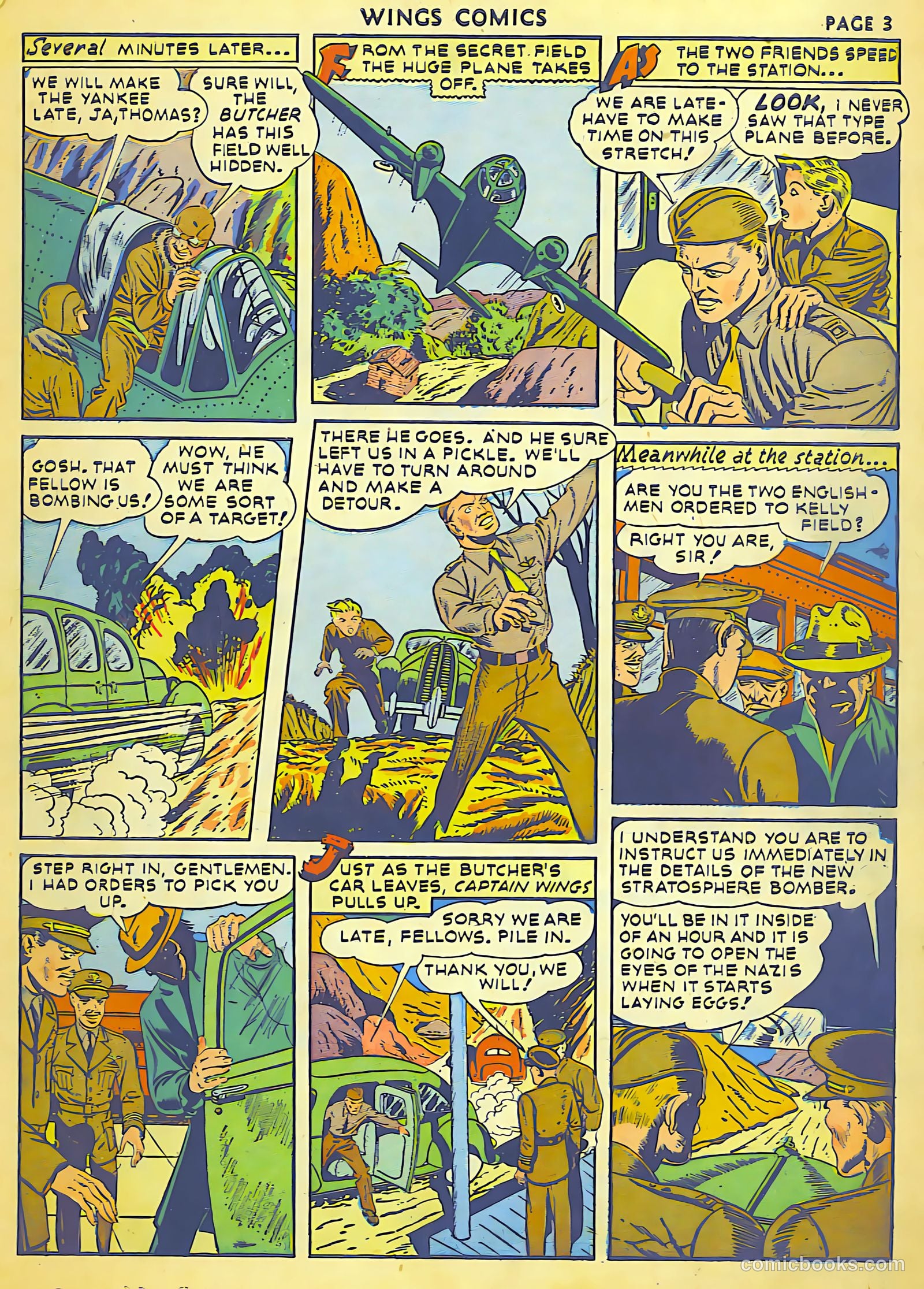 Wings Comics #18 (1942) — page 5 of 68