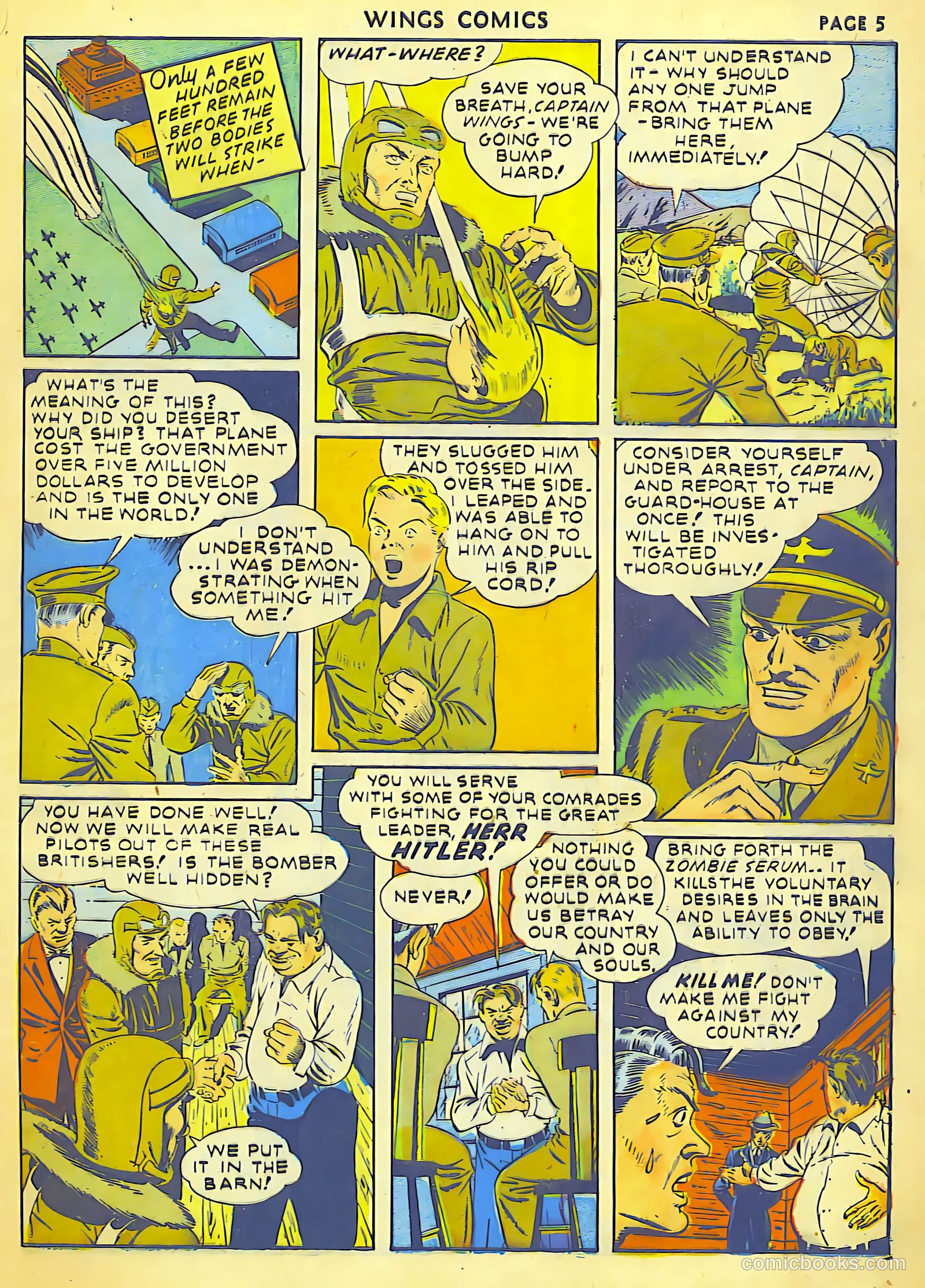 Wings Comics #18 (1942) — page 7 of 68