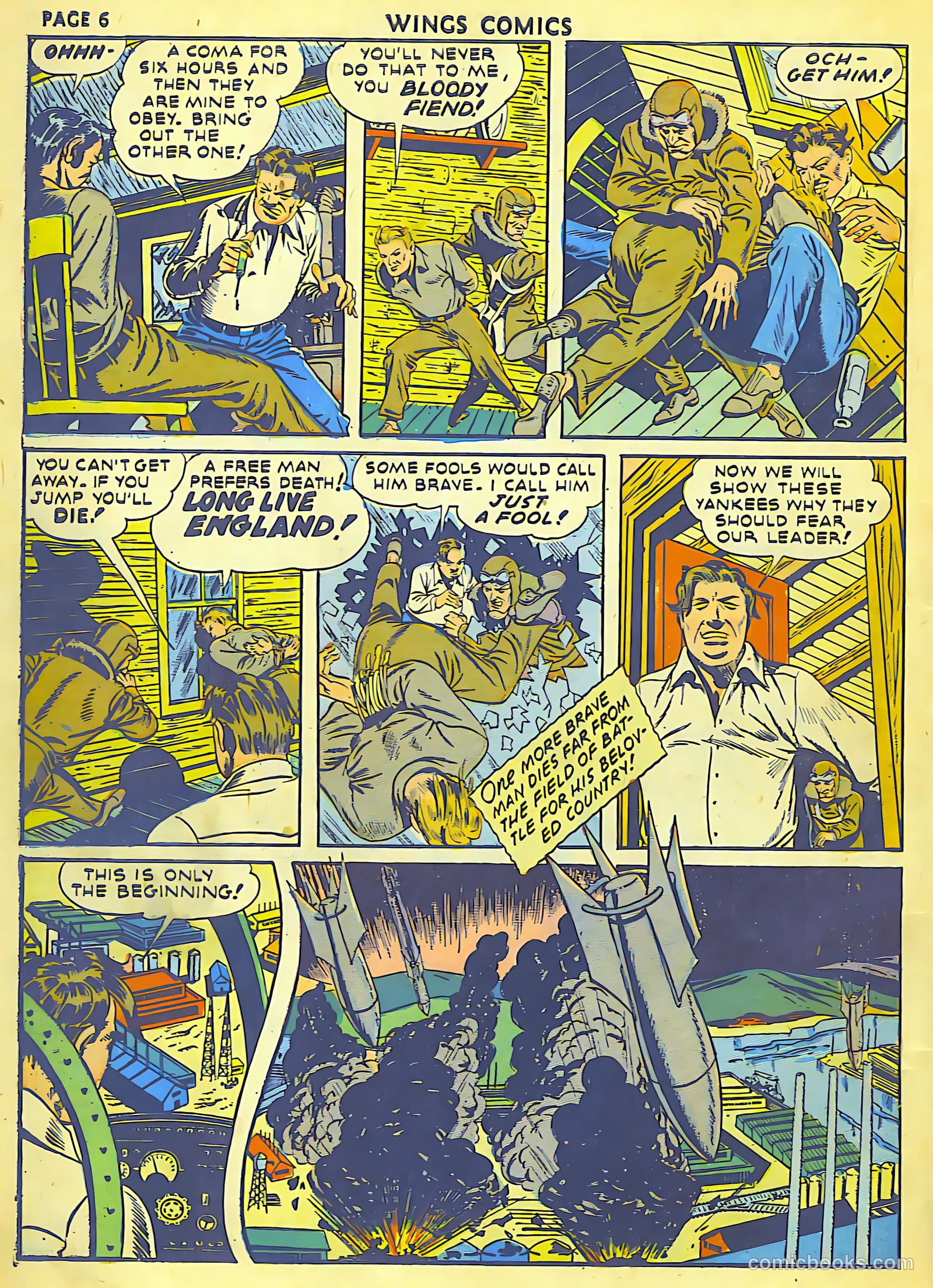 Wings Comics #18 (1942) — page 8 of 68