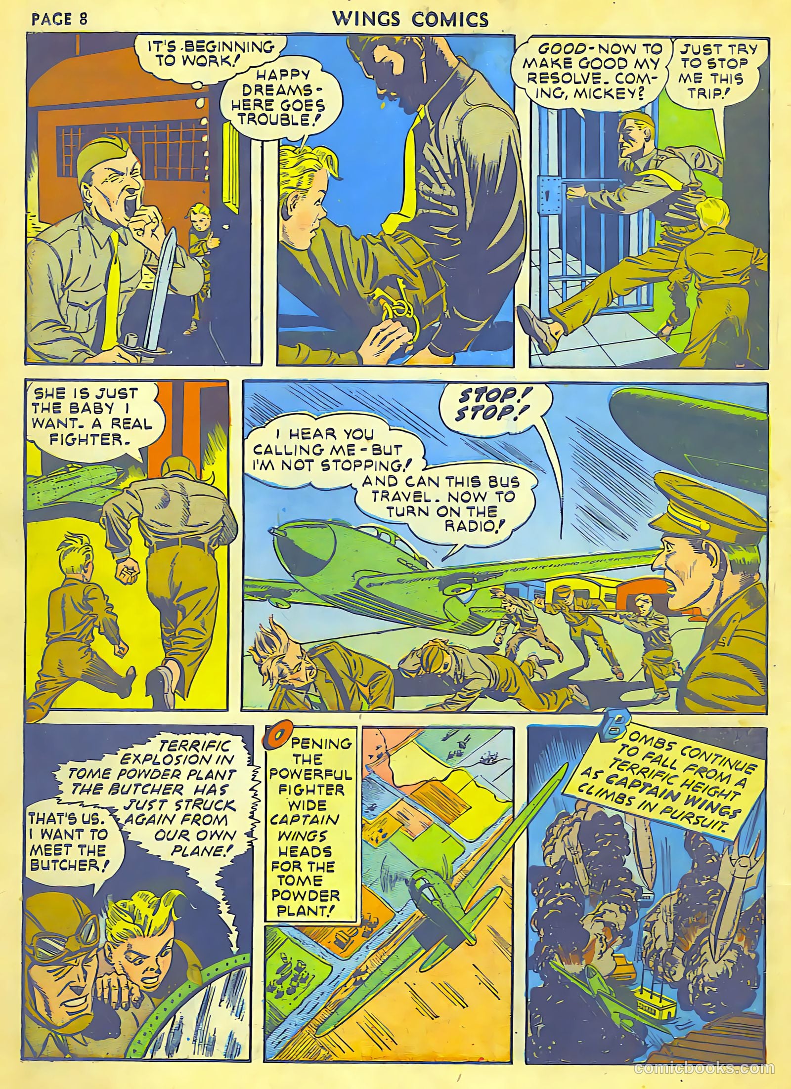 Wings Comics #18 (1942) — page 10 of 68