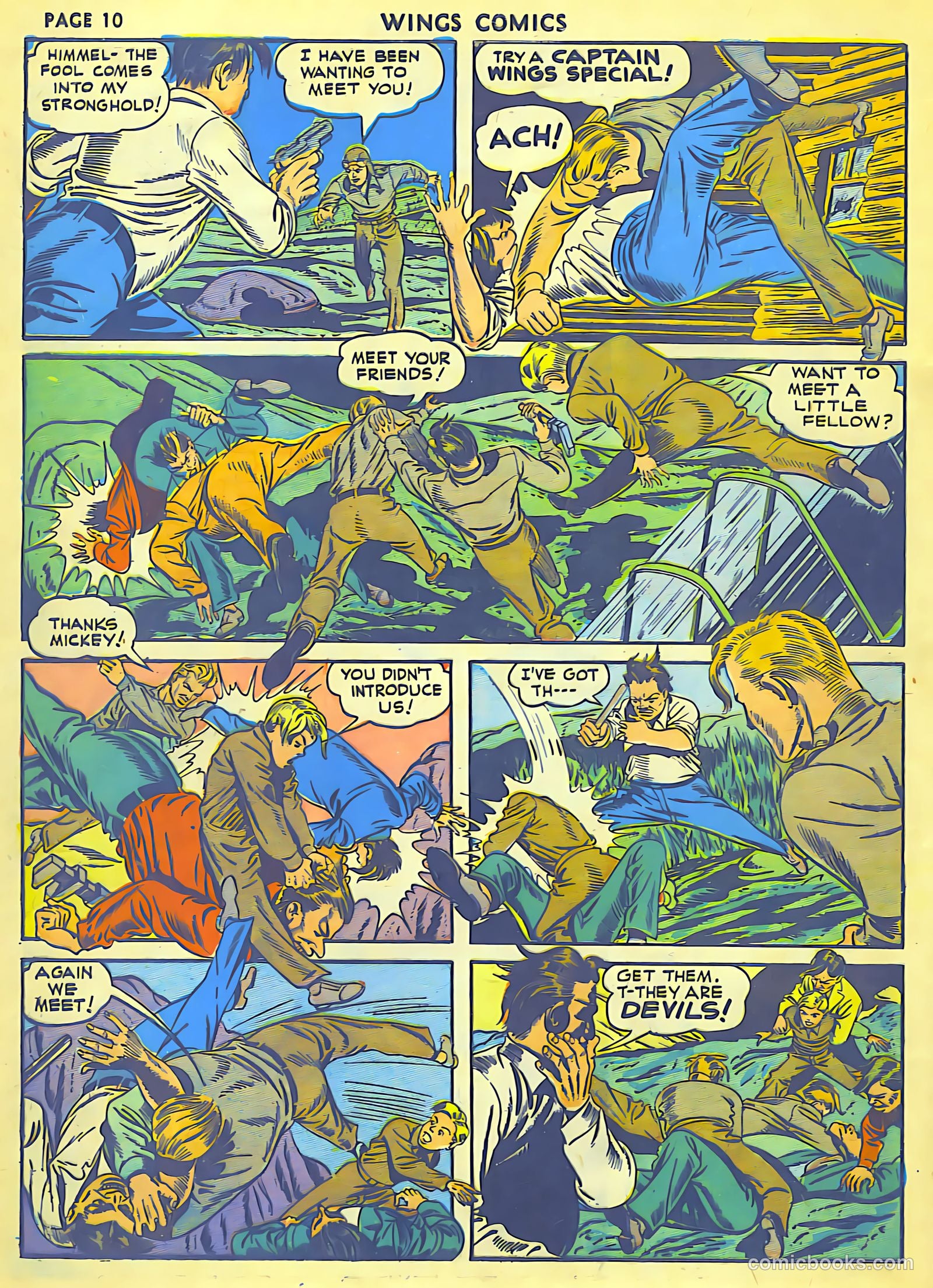 Wings Comics #18 (1942) — page 12 of 68