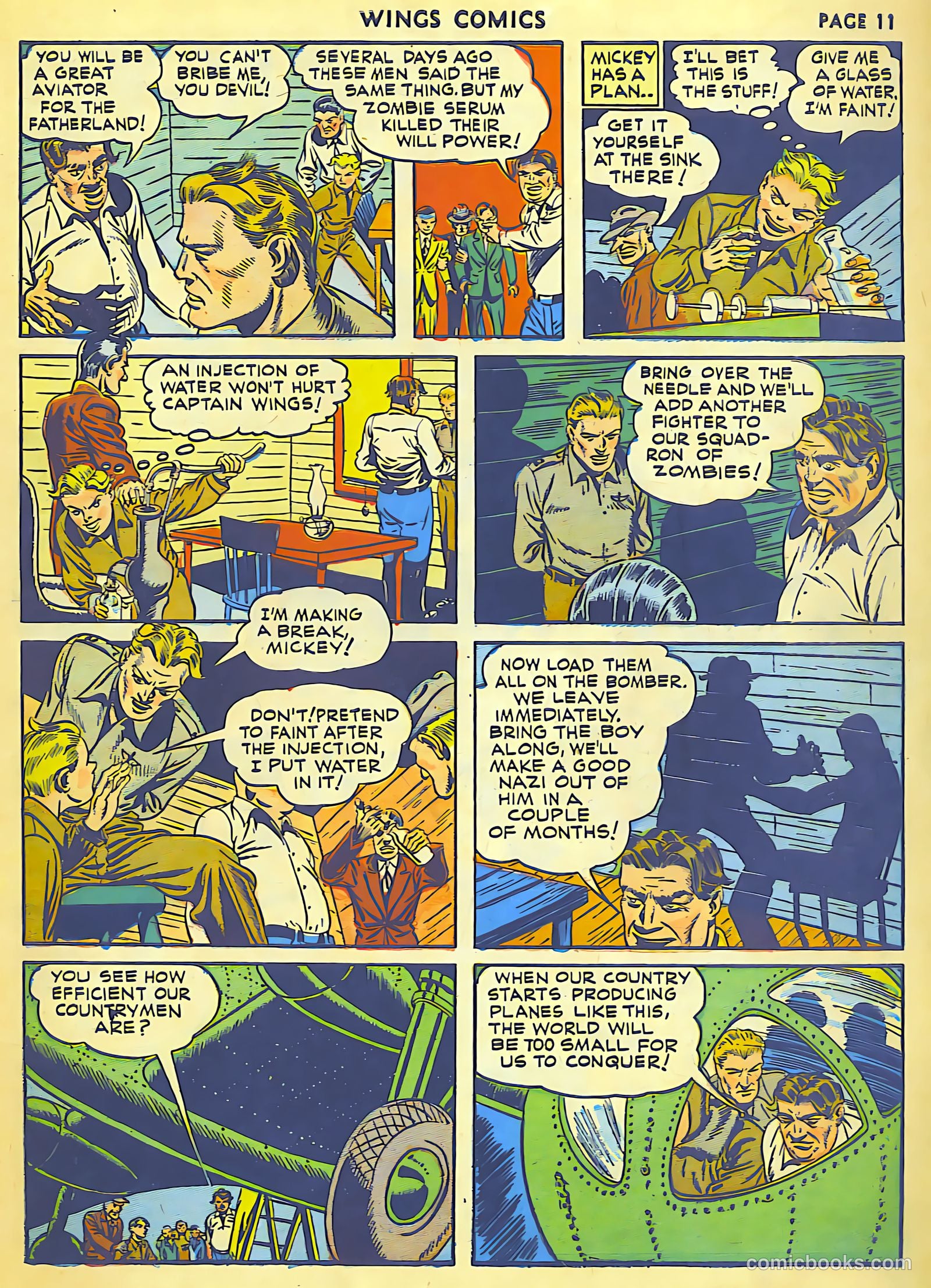 Wings Comics #18 (1942) — page 13 of 68