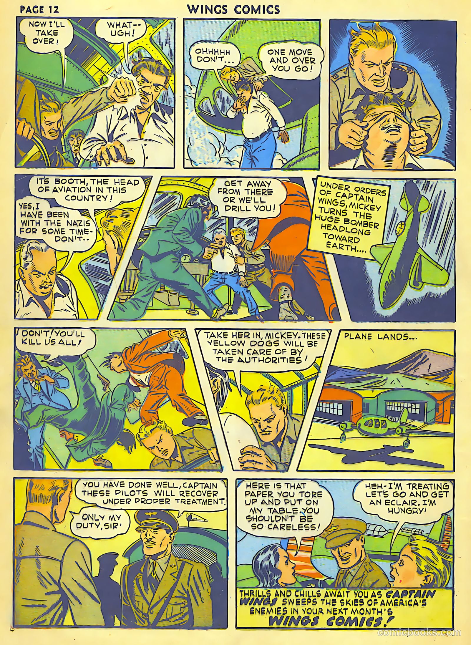 Wings Comics #18 (1942) — page 14 of 68