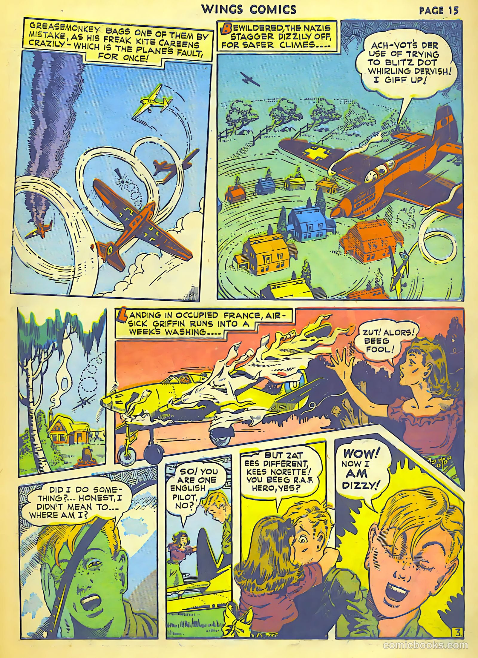 Wings Comics #18 (1942) — page 17 of 68