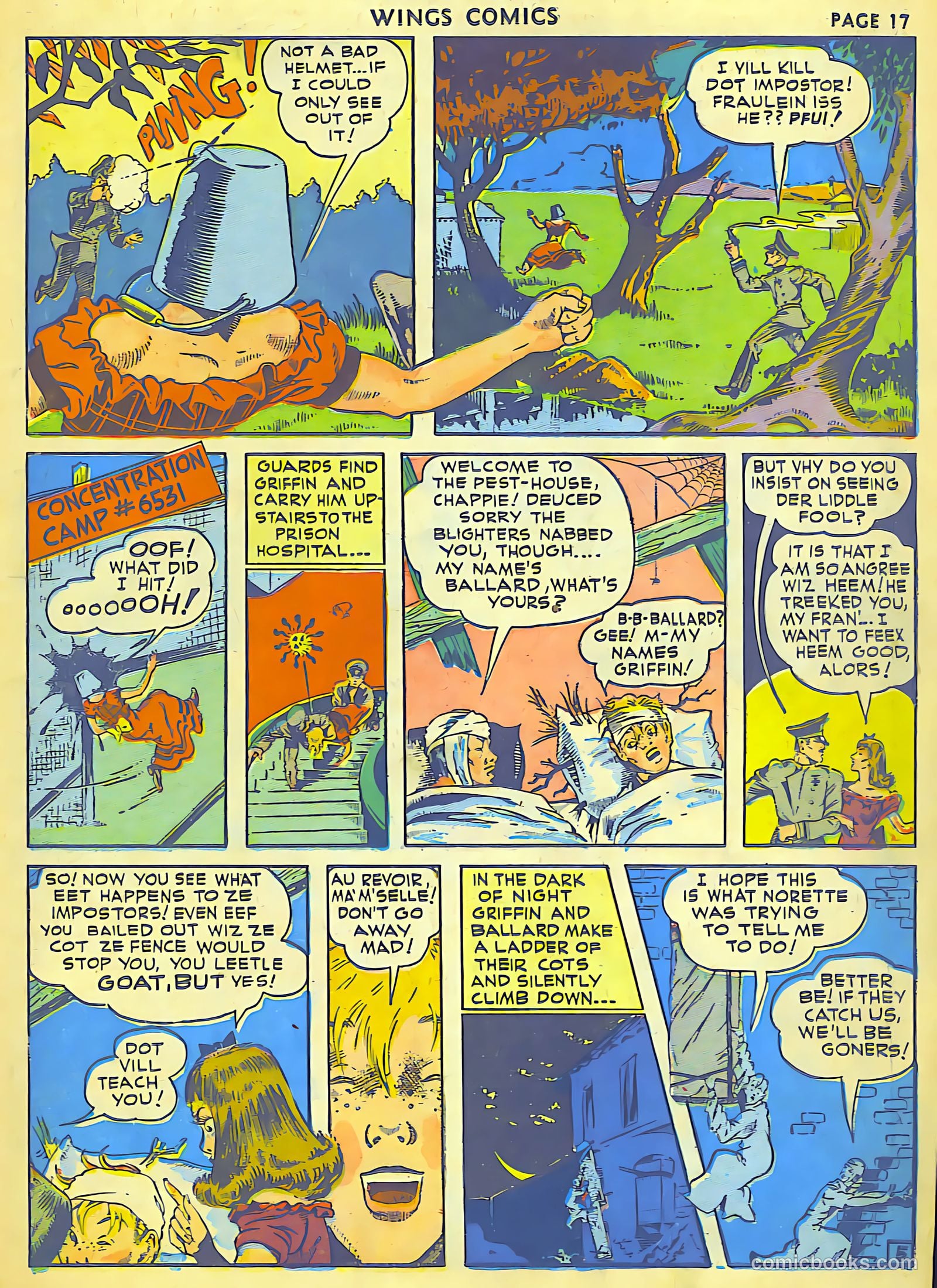 Wings Comics #18 (1942) — page 19 of 68
