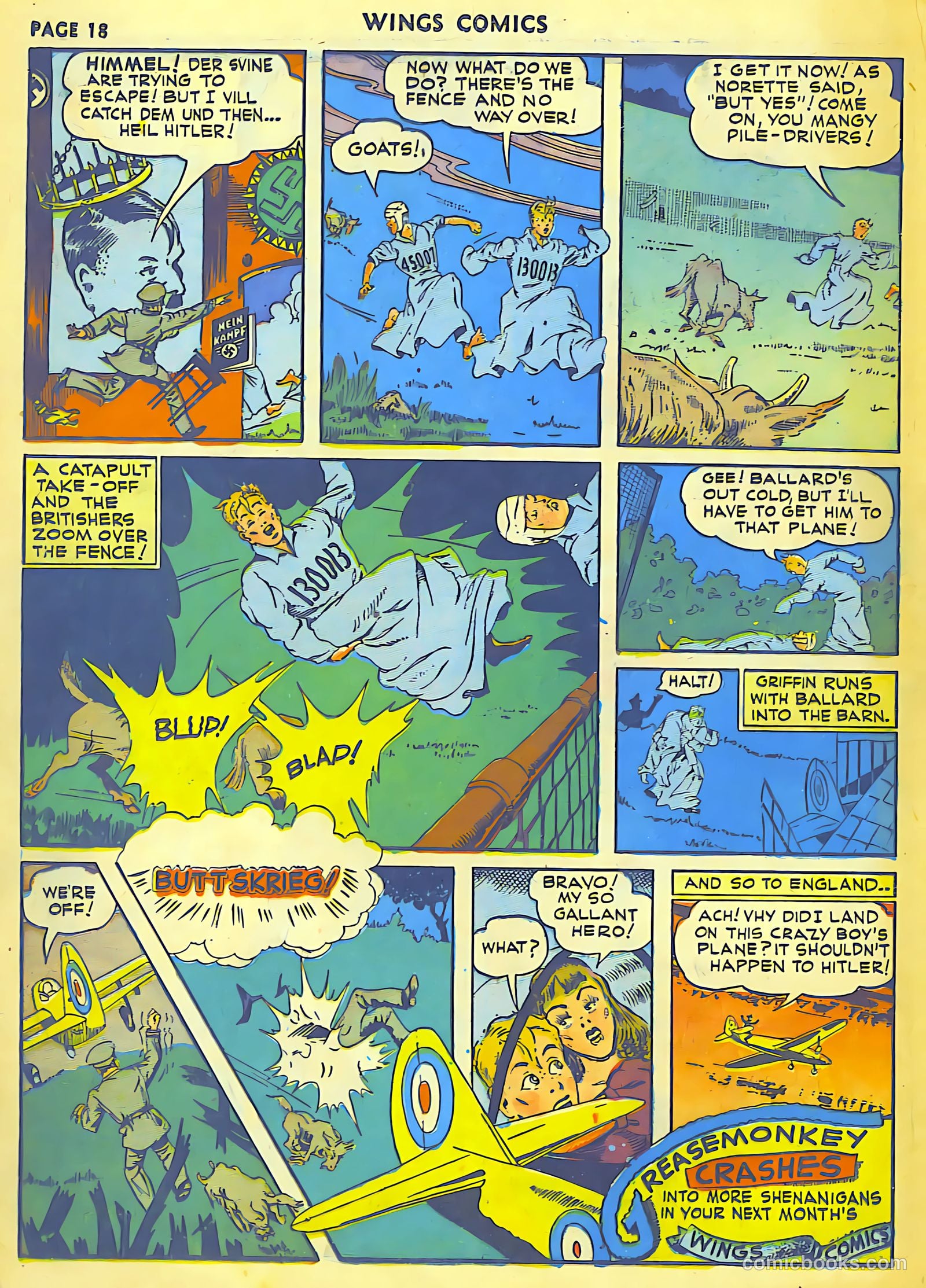 Wings Comics #18 (1942) — page 20 of 68