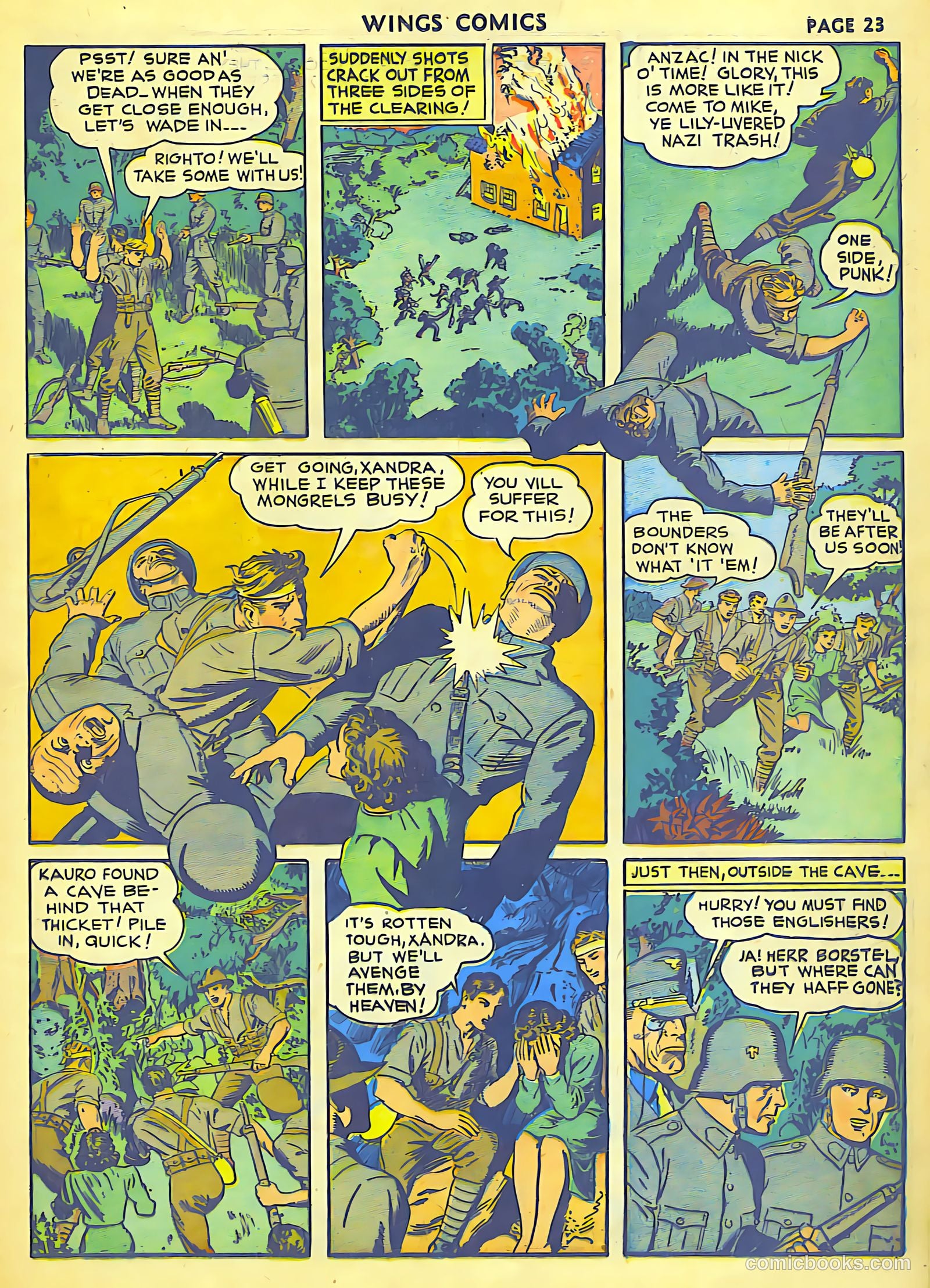Wings Comics #18 (1942) — page 25 of 68