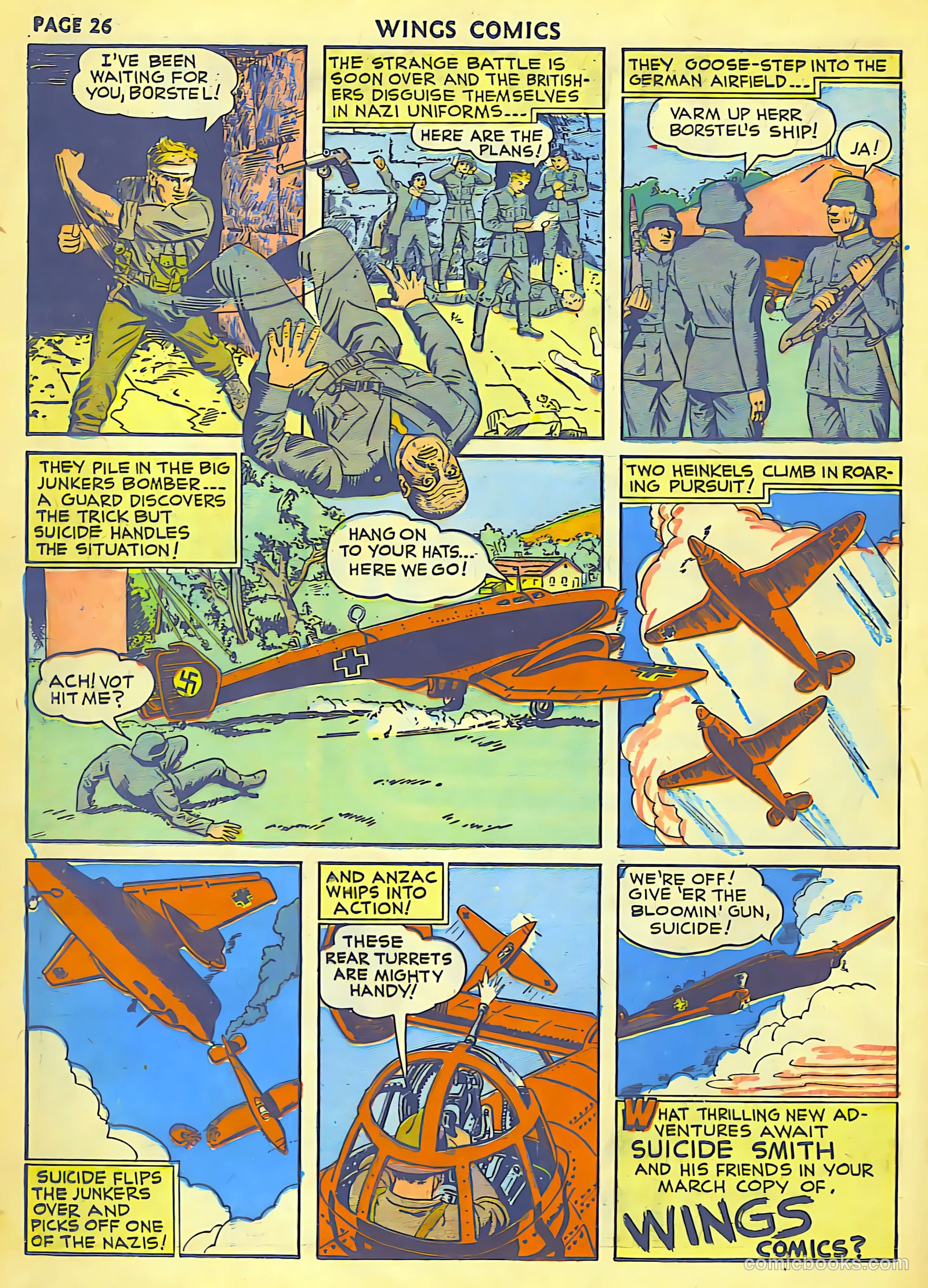 Wings Comics #18 (1942) — page 28 of 68