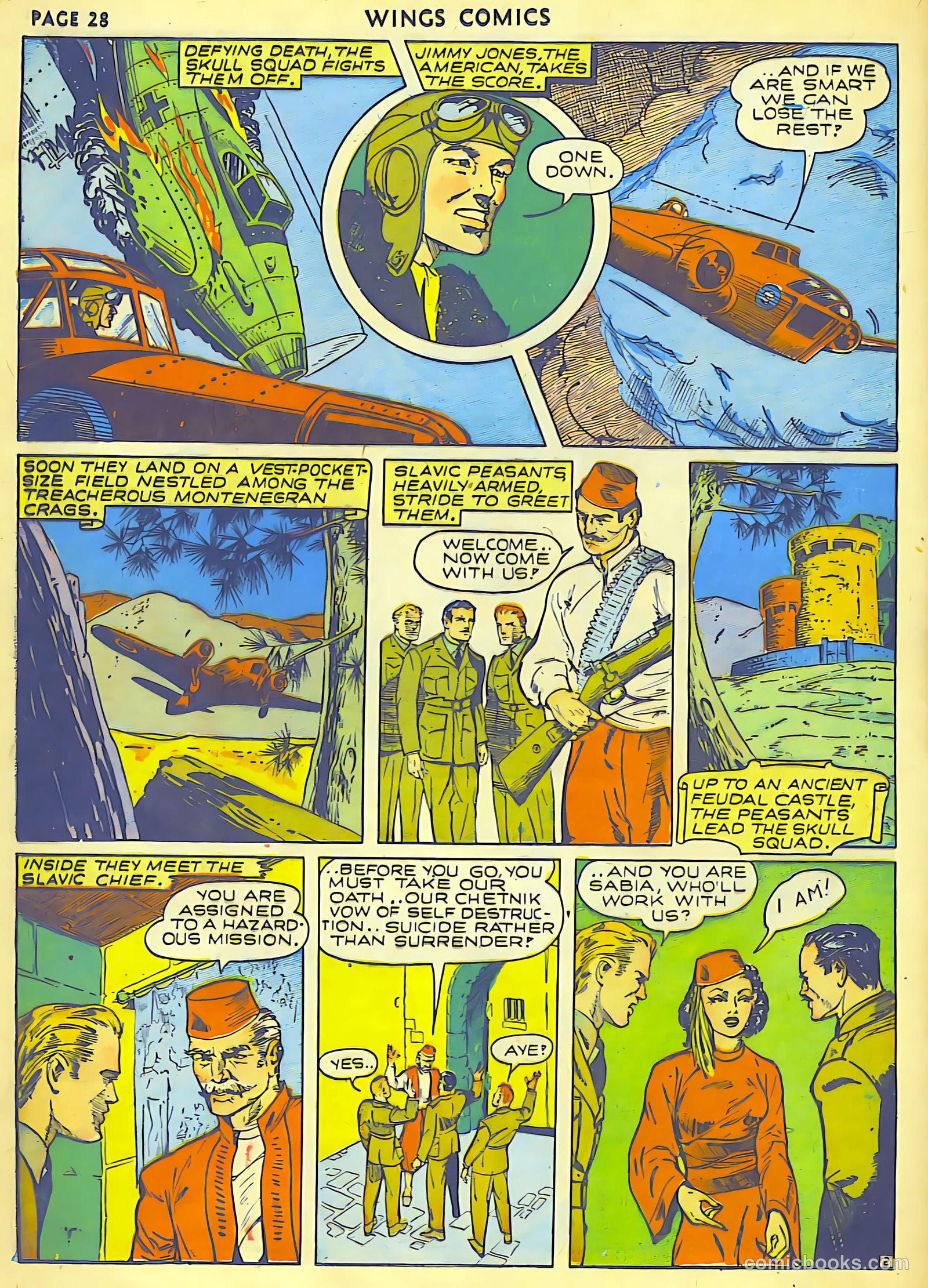 Wings Comics #18 (1942) — page 30 of 68