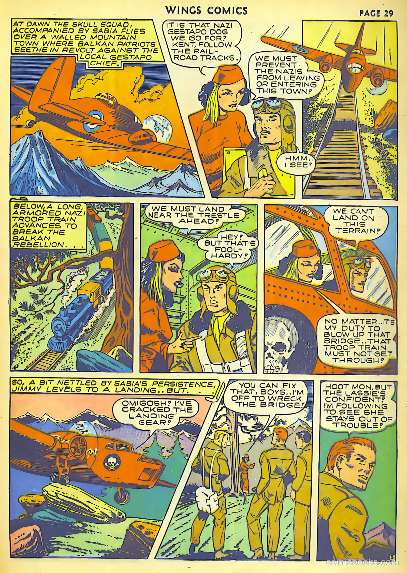 Wings Comics #18 (1942) — page 31 of 68