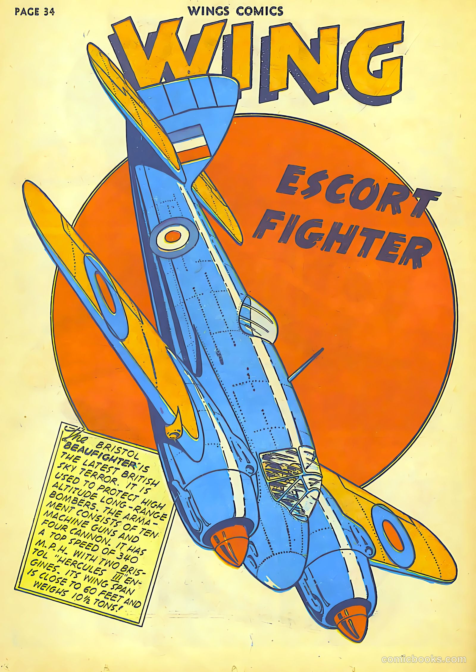 Wings Comics #18 (1942) — page 36 of 68